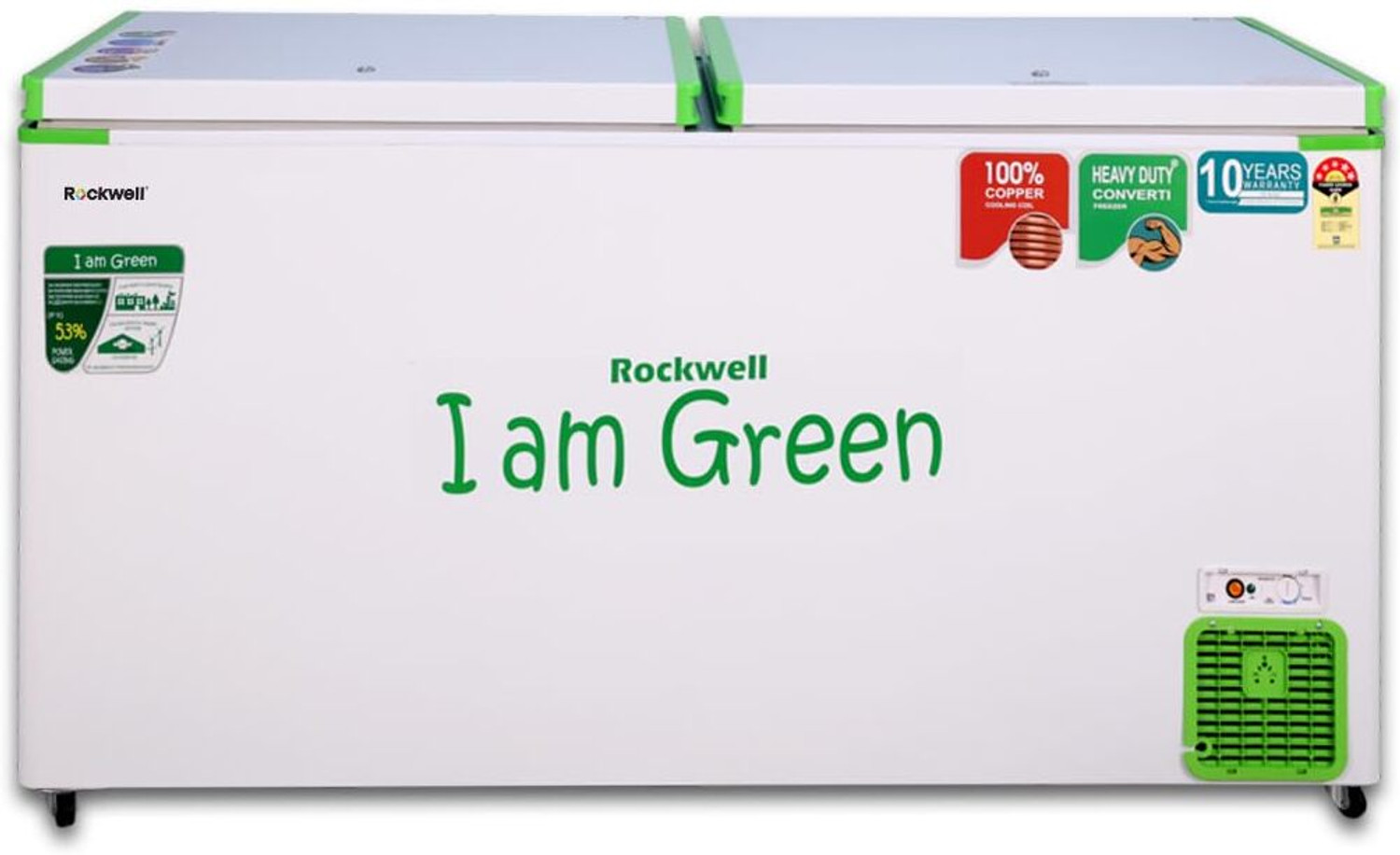 Image of Rockwell 300 L Single Door Upright Freezer (White, RVC300B, 5 Star)