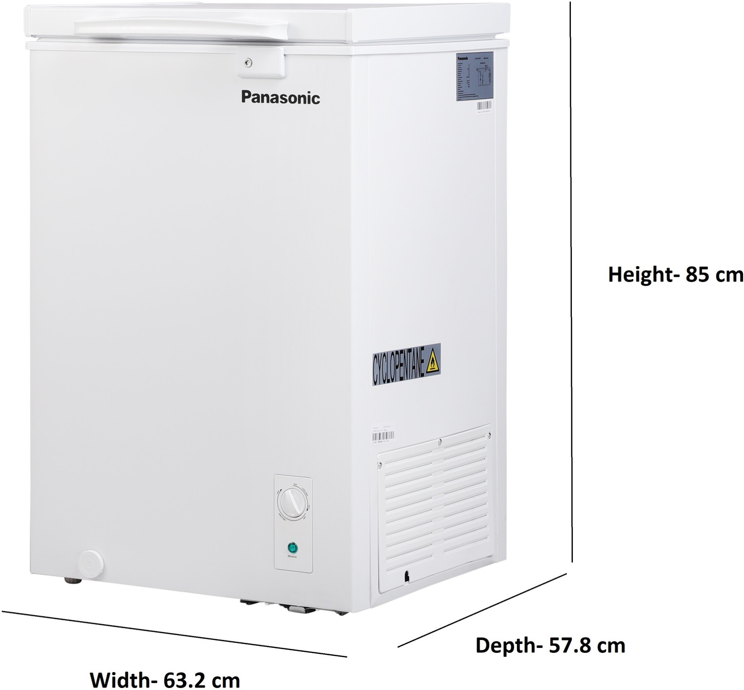 Image of Panasonic 142 L Single Door Standard Deep Freezer