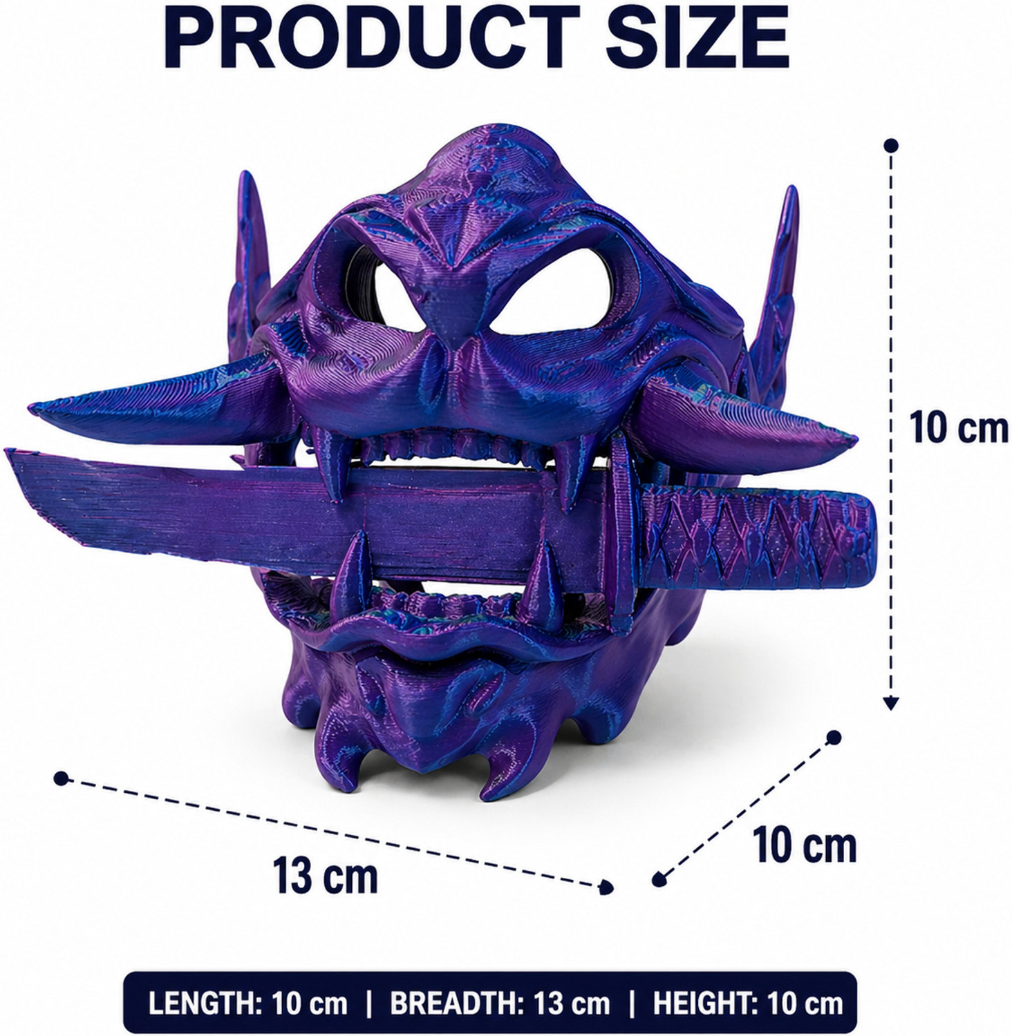 Image of Manifestation Oni mask controller stand Gaming Accessory Kit (Multicolor, For PS2, PS3, PS5, Xbox 360, Xbox One, Xbox One S, Xbox One X, Xbox Series S, Xbox Series X, iOS)