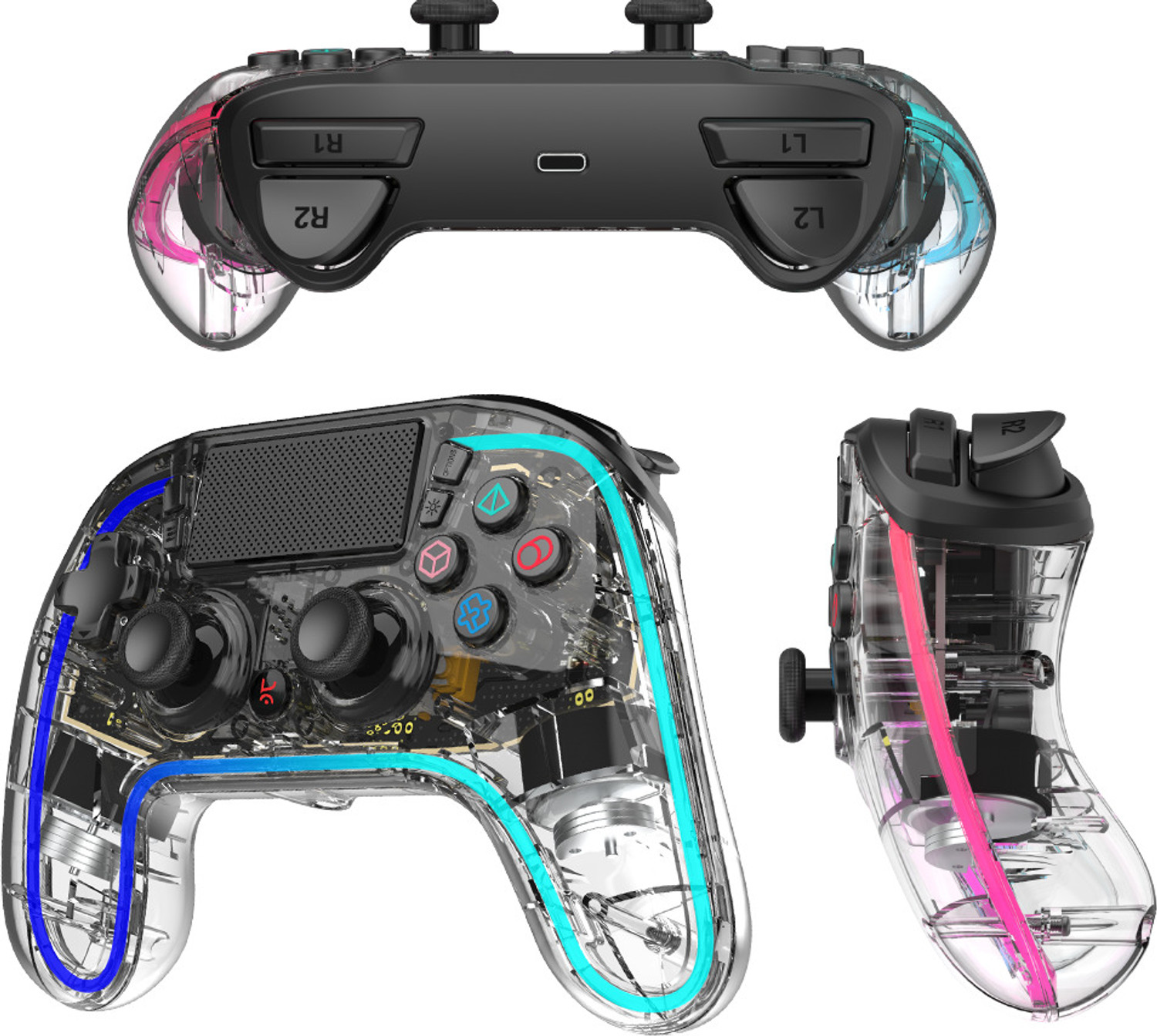 Kreo Mirage Wireless RGB Gaming controller gamepad For iOS, Android, P