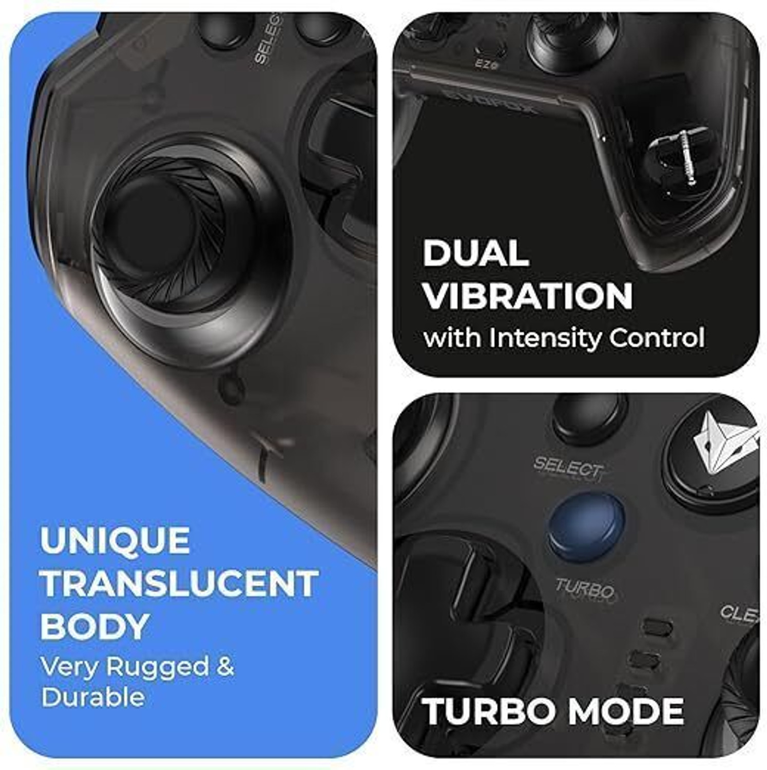 Image of AKEDGE EVOFOX Elite X Wired Gamepad (Black, For PC)