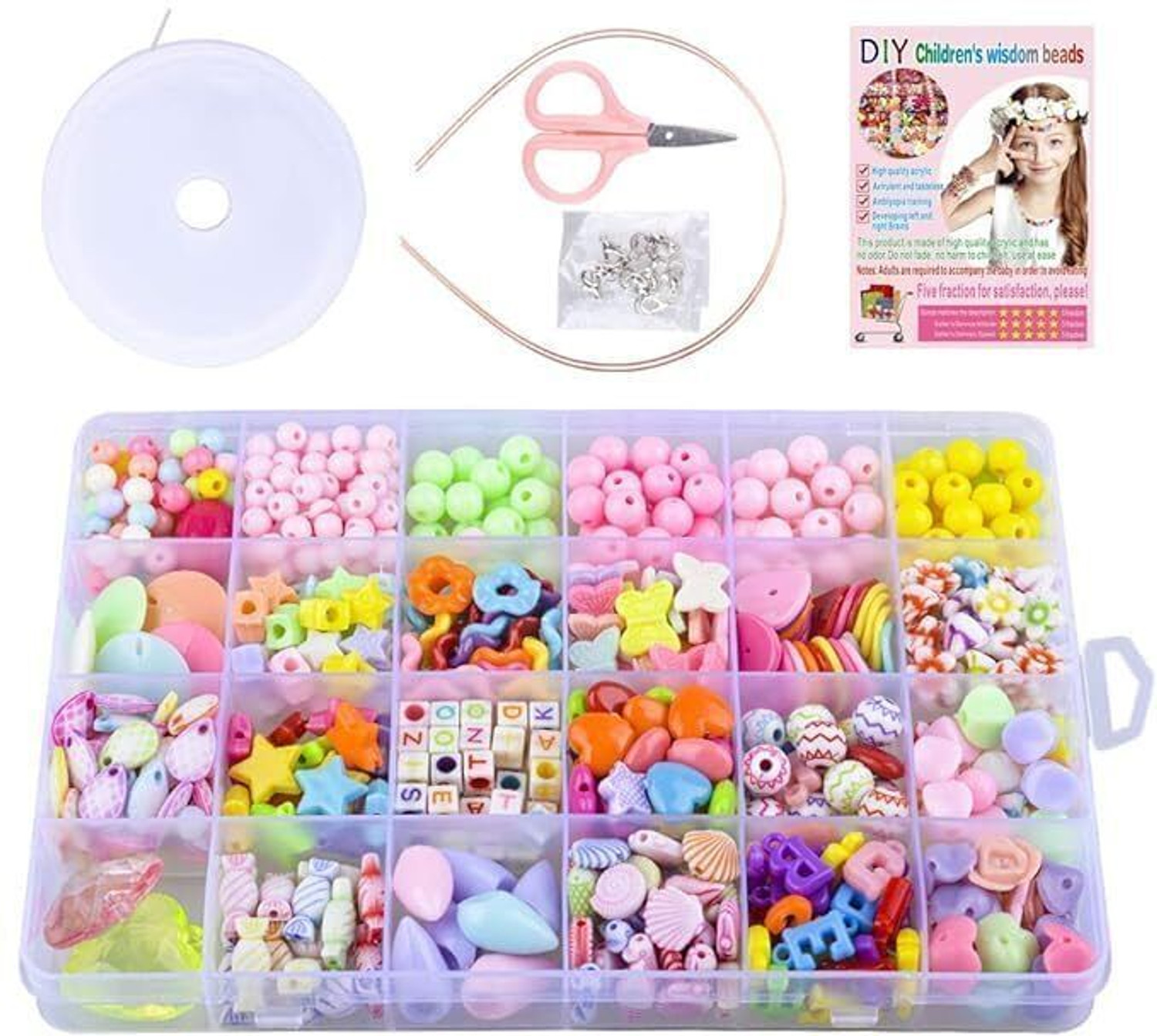 shopping mart Beads for Kids Children's Jewelry DIY Bracelets Necklace