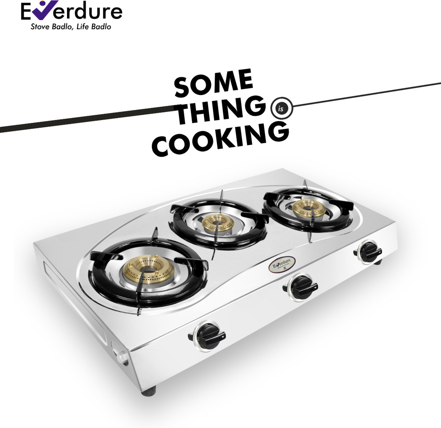 Image of Sunblaze Stainless Steel Manual Gas Stove (3 Burners)