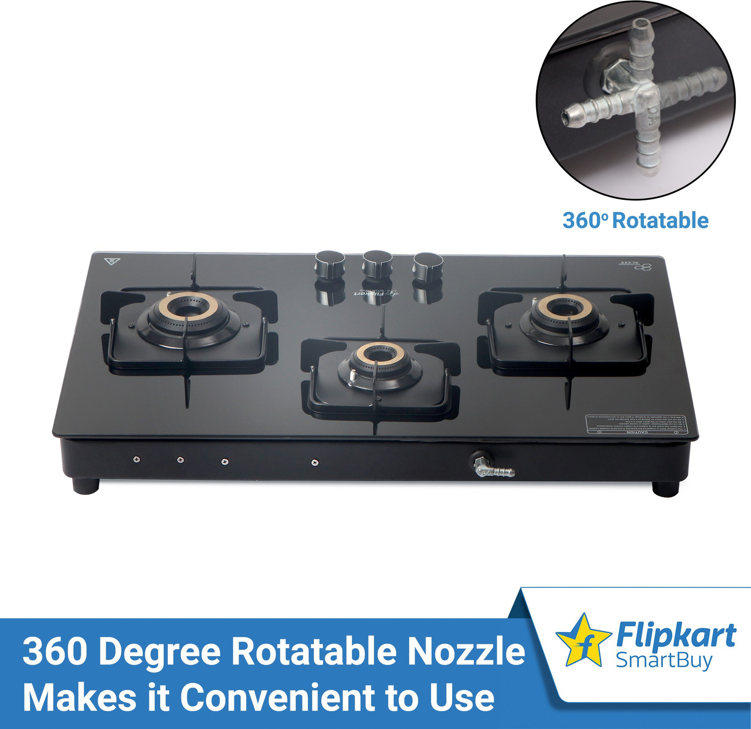 Image of Flipkart SmartBuy Imperio Hob Top Glass Automatic Hob