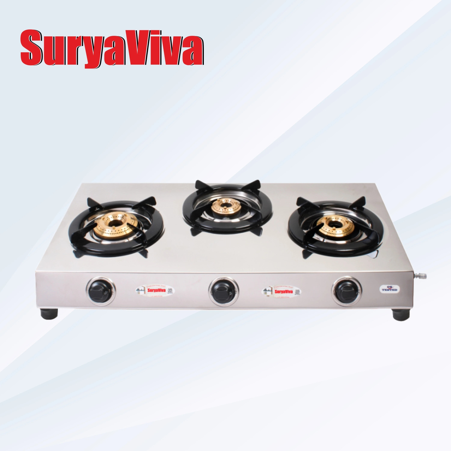 Image of Sunblaze Stainless Steel Manual Gas Stove (3 Burners)
