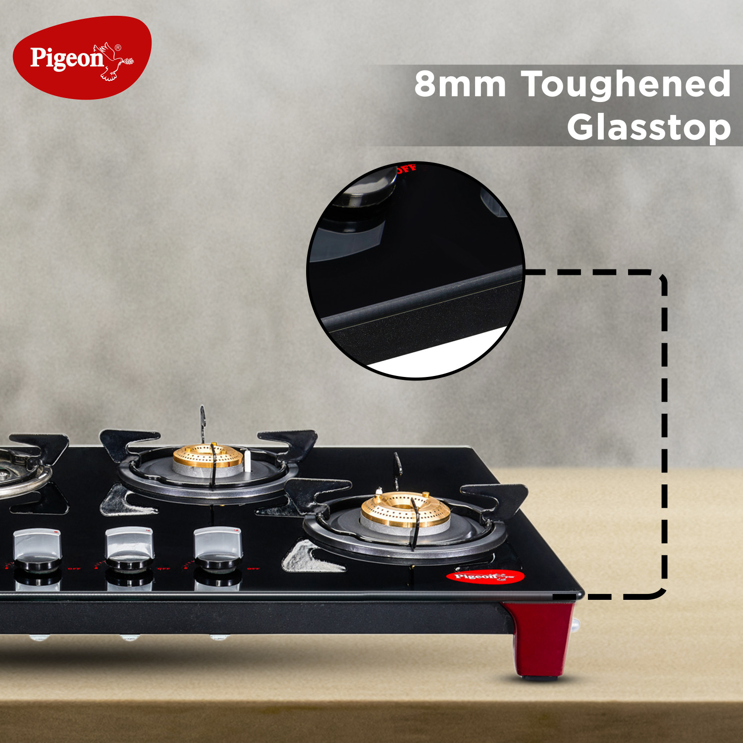 Pigeon Infinity Glass Automatic Gas Stove (4 Burners) Price History