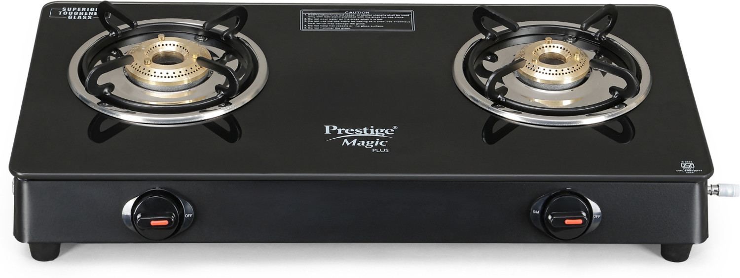 Prestige Magic Plus GTMP-02 Glass Manual Gas Stove
