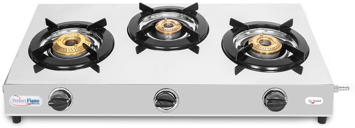 Image of Sunblaze Stainless Steel Manual Gas Stove (3 Burners)