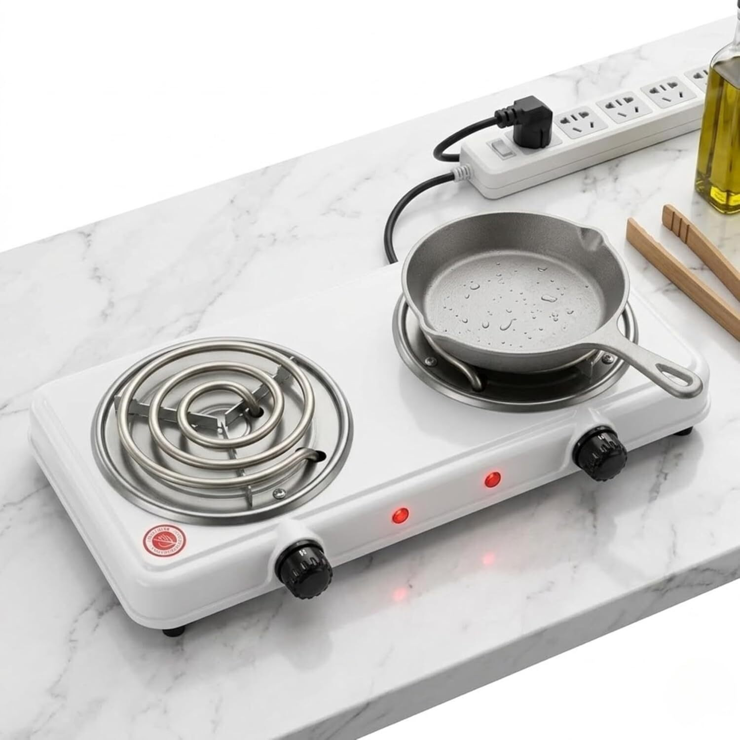 Image of BESTHOT 2000 W Induction Cooktop Push Button (Silver, Cooking Induction 12)