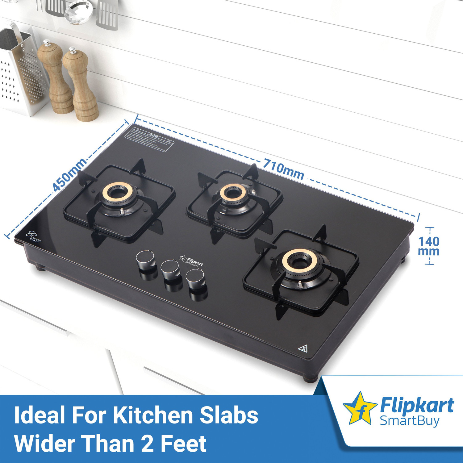 Image of Flipkart SmartBuy Imperio Hob Top Glass Automatic Hob