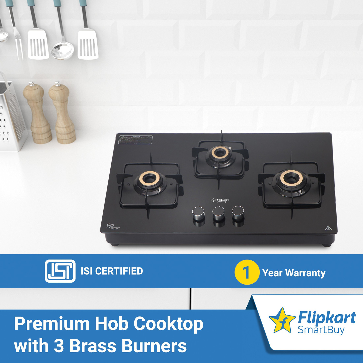 Image of Flipkart SmartBuy Imperio Hob Top Glass Automatic Hob