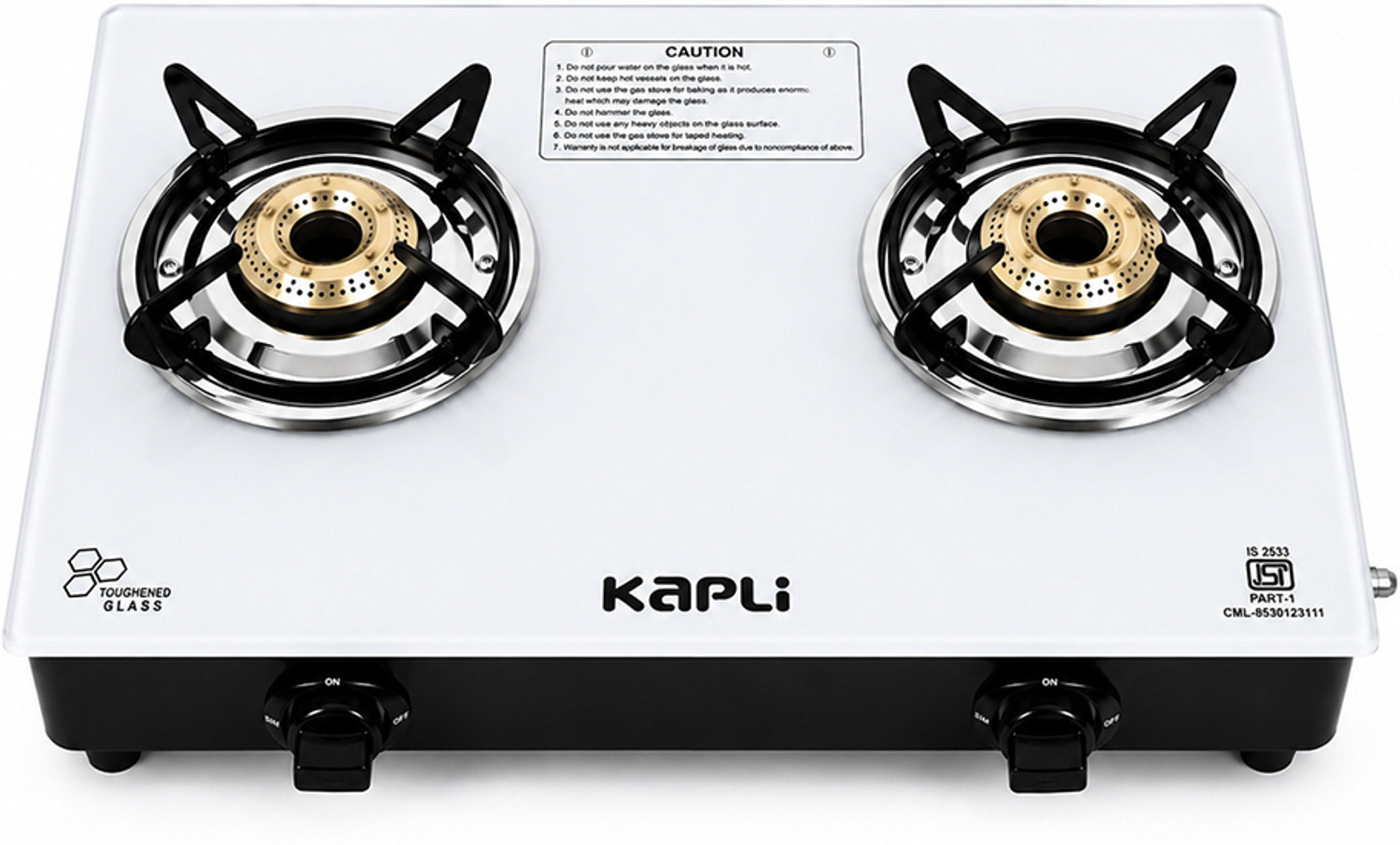 Image of SURYA APEX Glass Automatic Gas Stove (3 Burners)