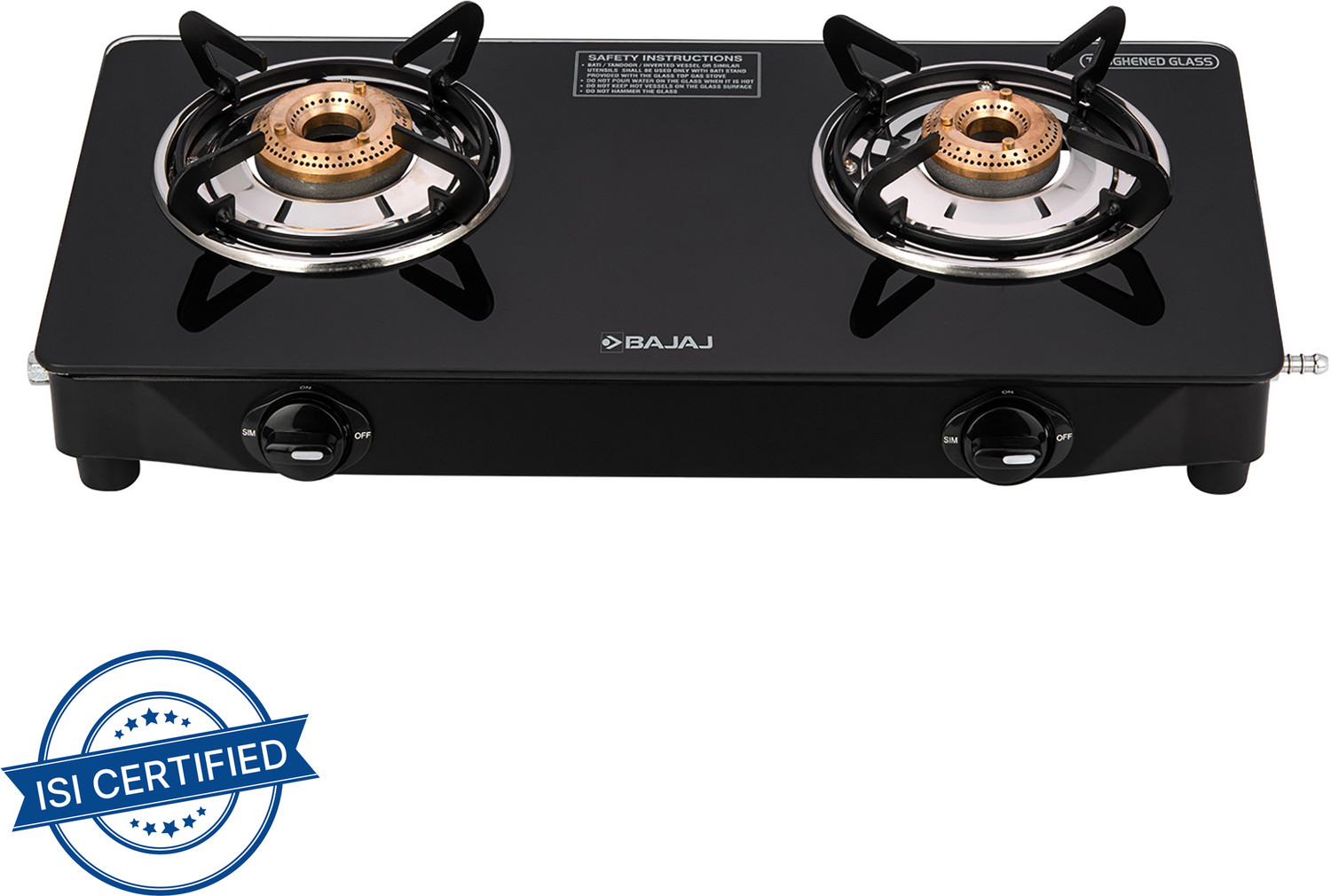 BAJAJ Glass Manual Gas Stove