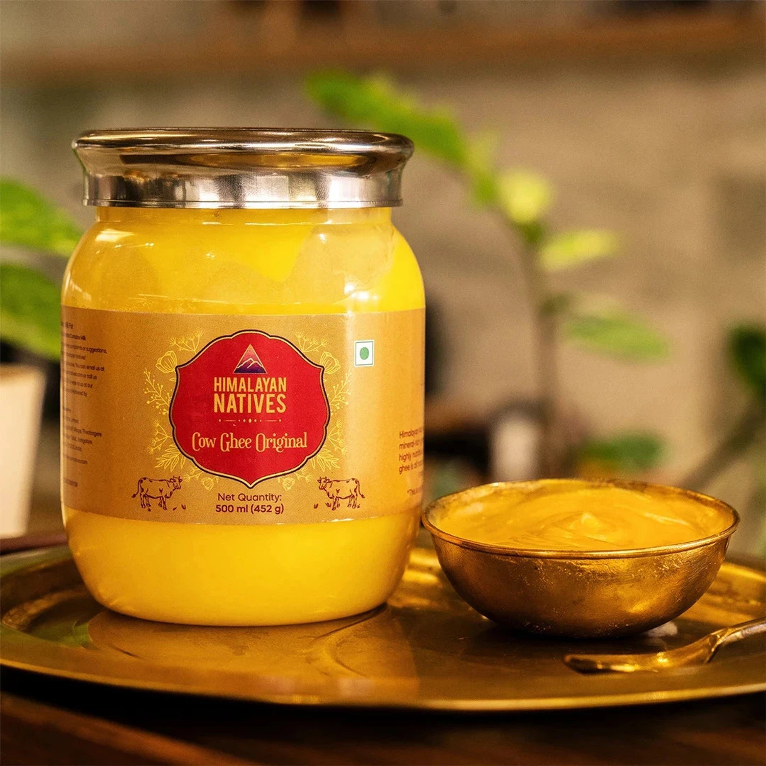 Himalayan Natives 100% natural Himalayan Cow Ghee 500 ml Plastic Bottle
