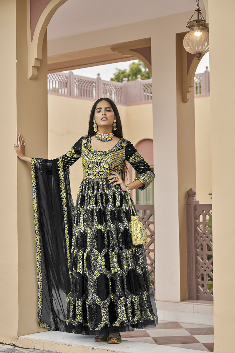 Online gown on flipkart sales