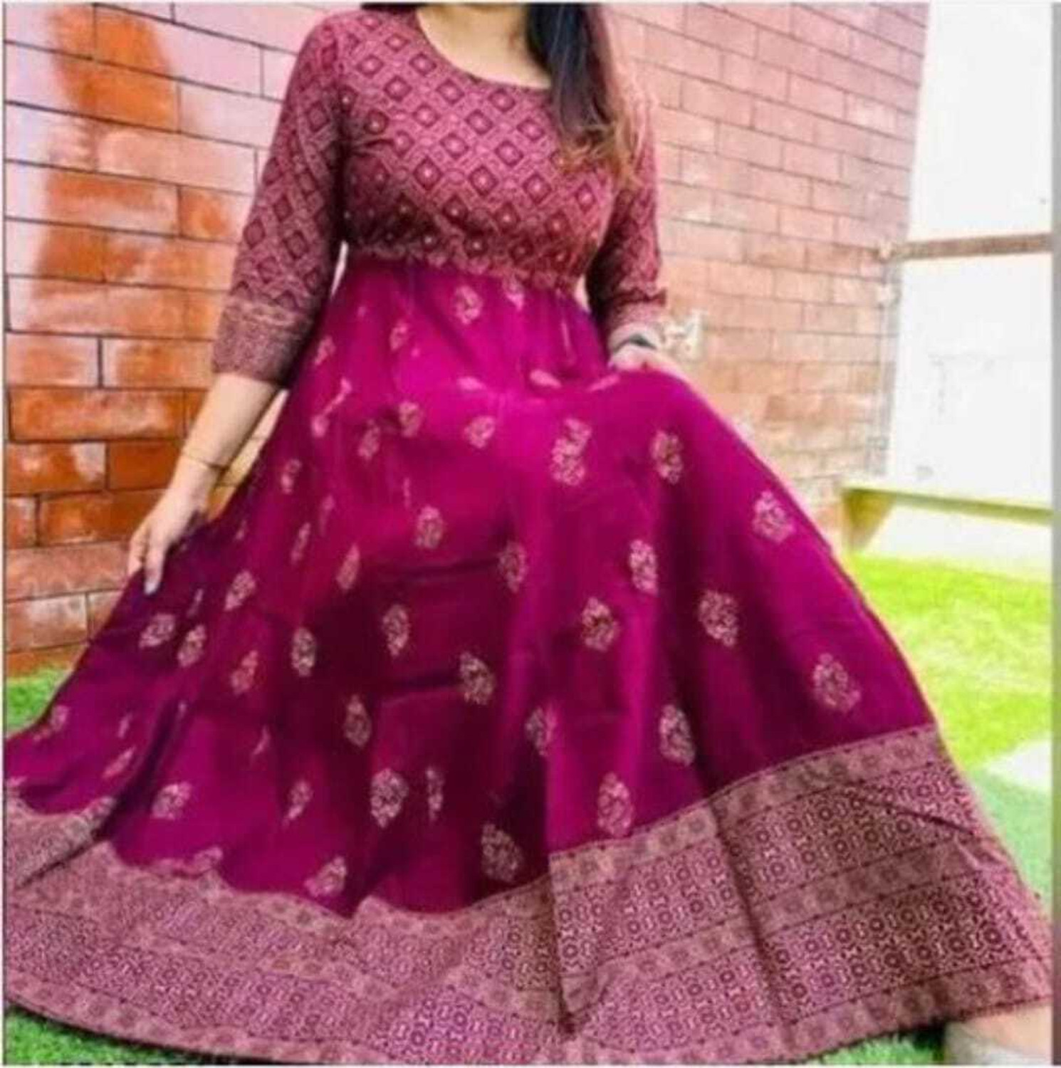 Image of SATVEER FASHION Anarkali Gown