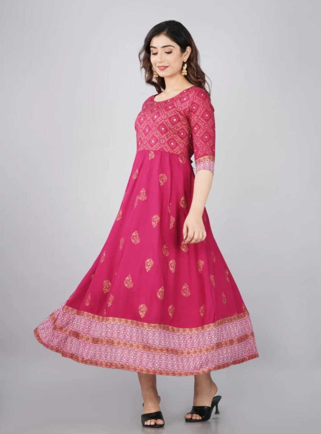 Image of SATVEER FASHION Anarkali Gown
