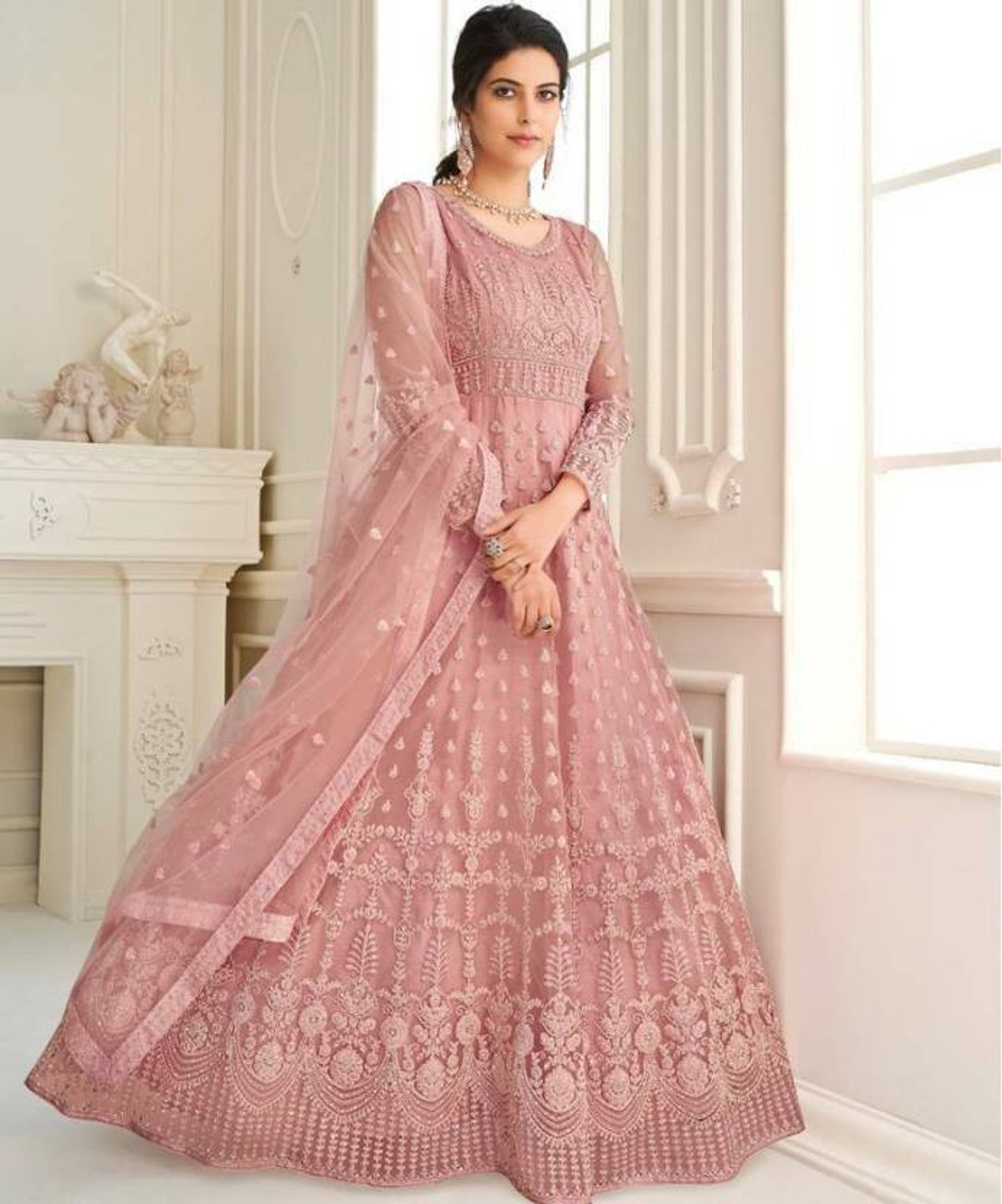 Gown party wear inflange flipkart