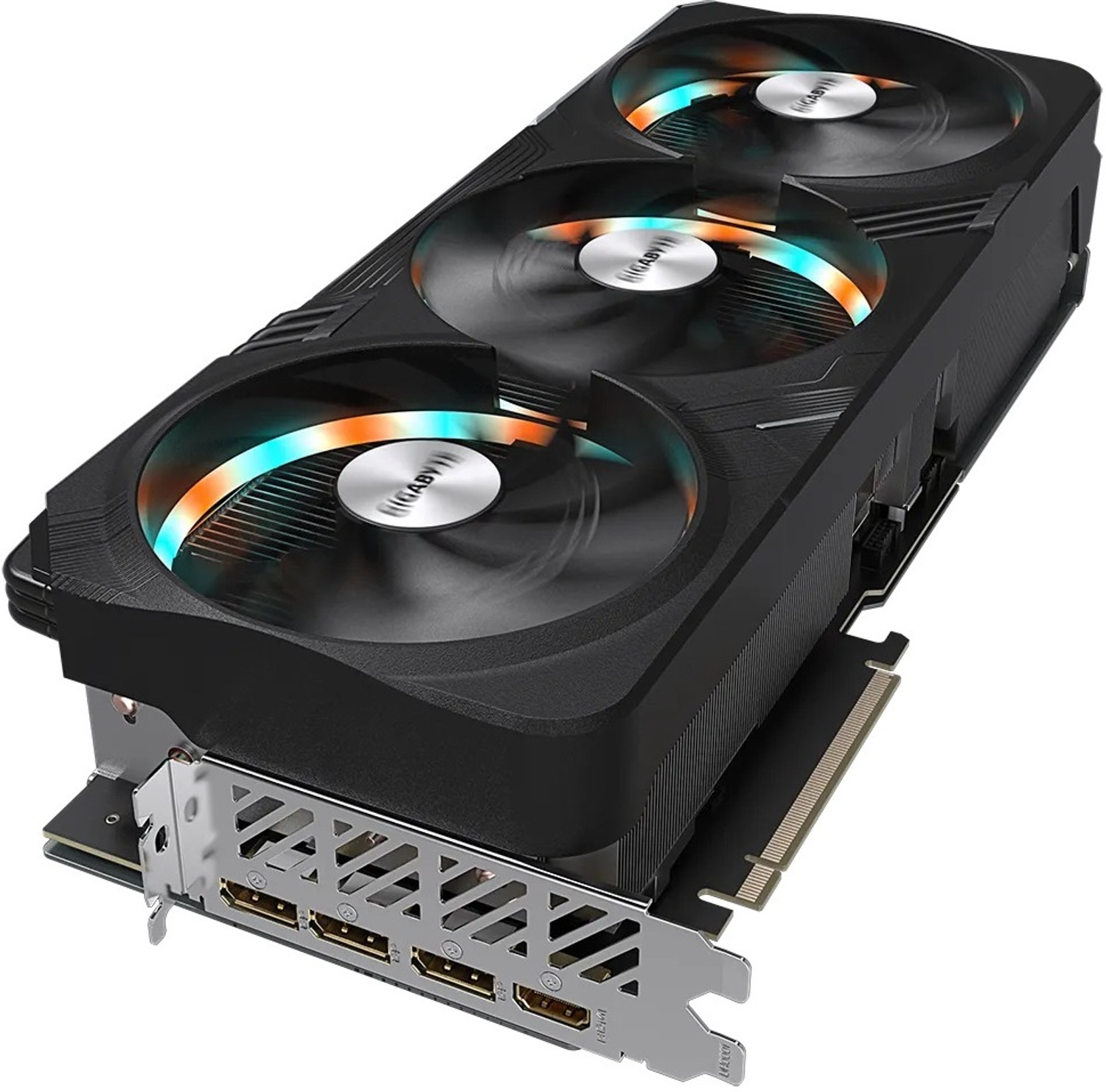 Image of GIGABYTE GeForce RTX 4080 Gaming OC GDDR6X 16 GB NVIDIA Chipset 256 bit 2535 MHz Graphics Card (Black)