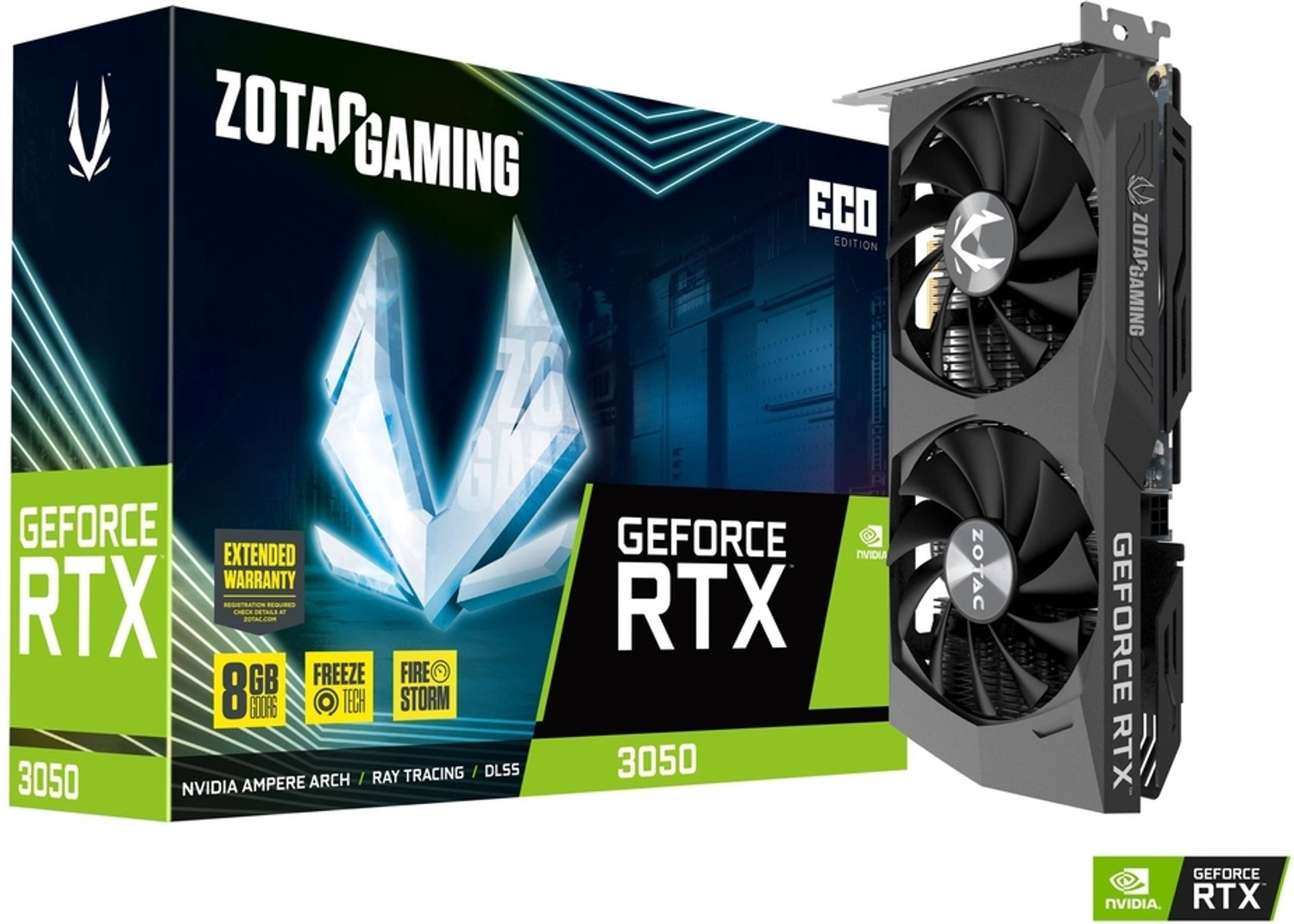 ZOTAC RTX 3050 ECO 8GB GDDR6 Graphics Card – ₹19,209
