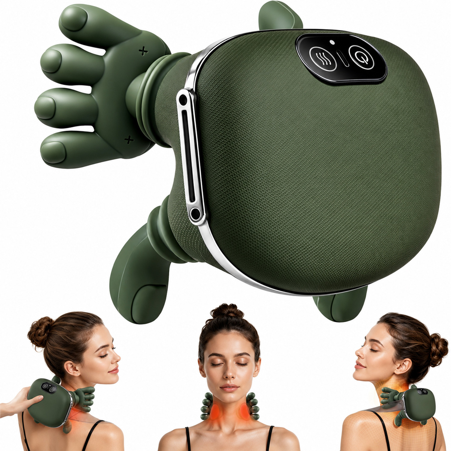 Image of BEMALL Scalp Massage, Electric Massager (MultiColour), Head Massager, Hair Massager For Hair Growth, Scalp Massager, Head Massager Vibrating Machine, Body Massager (Blue)