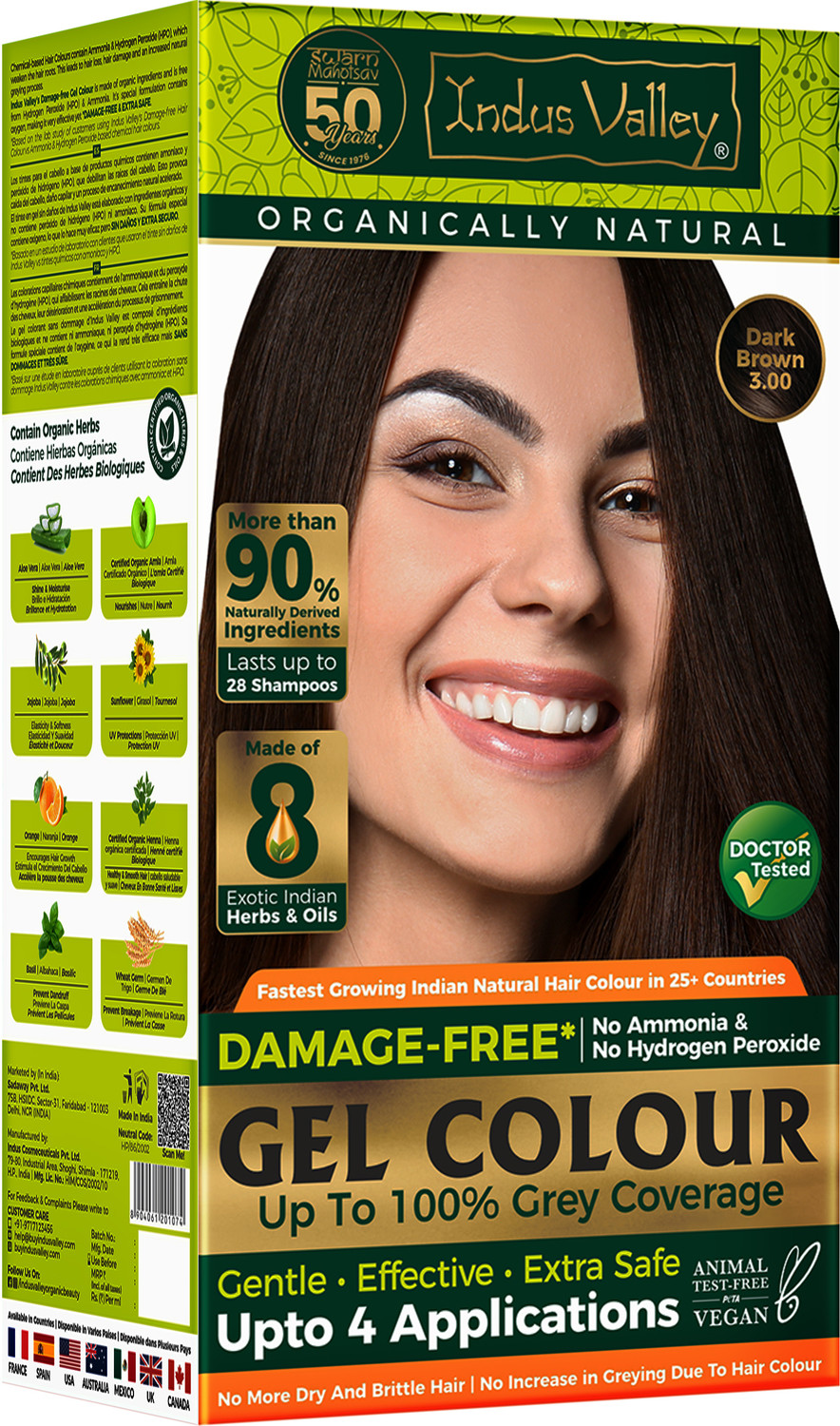 Indus Valley Organically Natural , Dark Brown