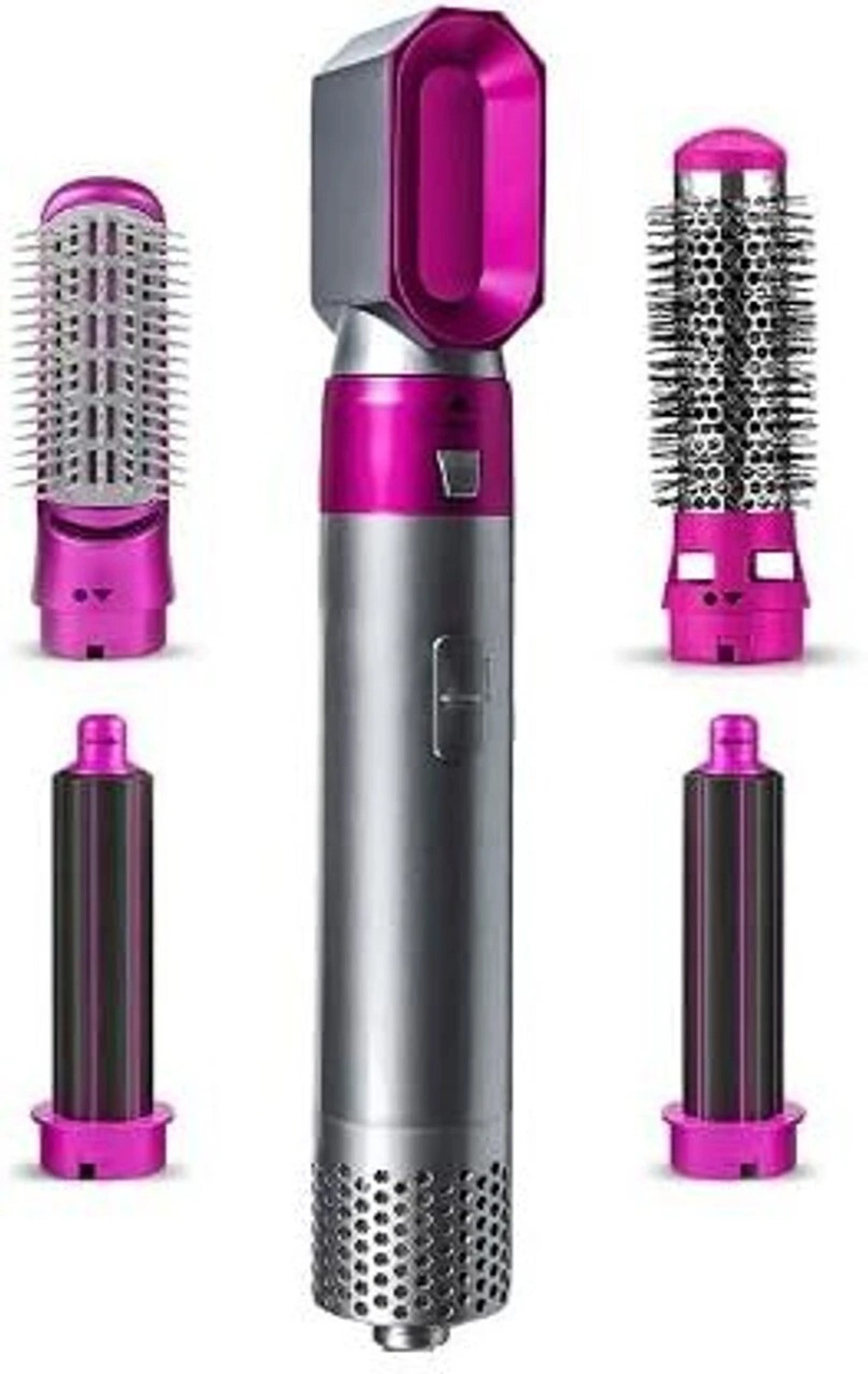 Image of PAVITRA PUJA & ENTERPRISES 5 in 1 Professional Hair Styler Hot Air Brush for Women Hair Dryer (1000 W, Pink)