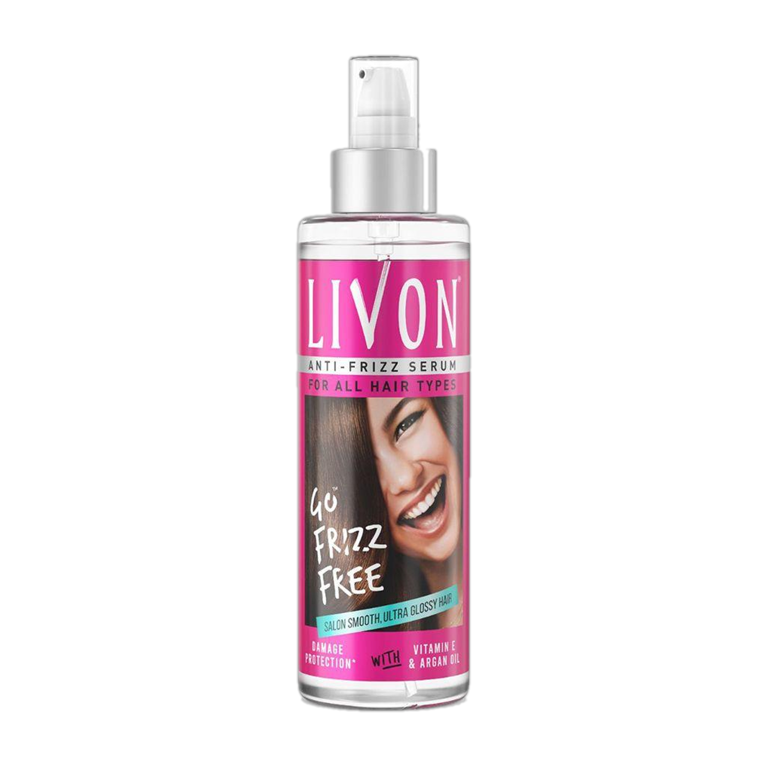 LIVON Hair Serum For Women, Smooth, Frizz-Free & Glossy Hair, Argan Oi
