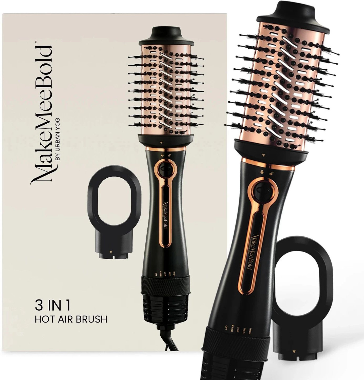URBANYOG Hot Air Comb Dryer – Salon Hair Styler Volumizer