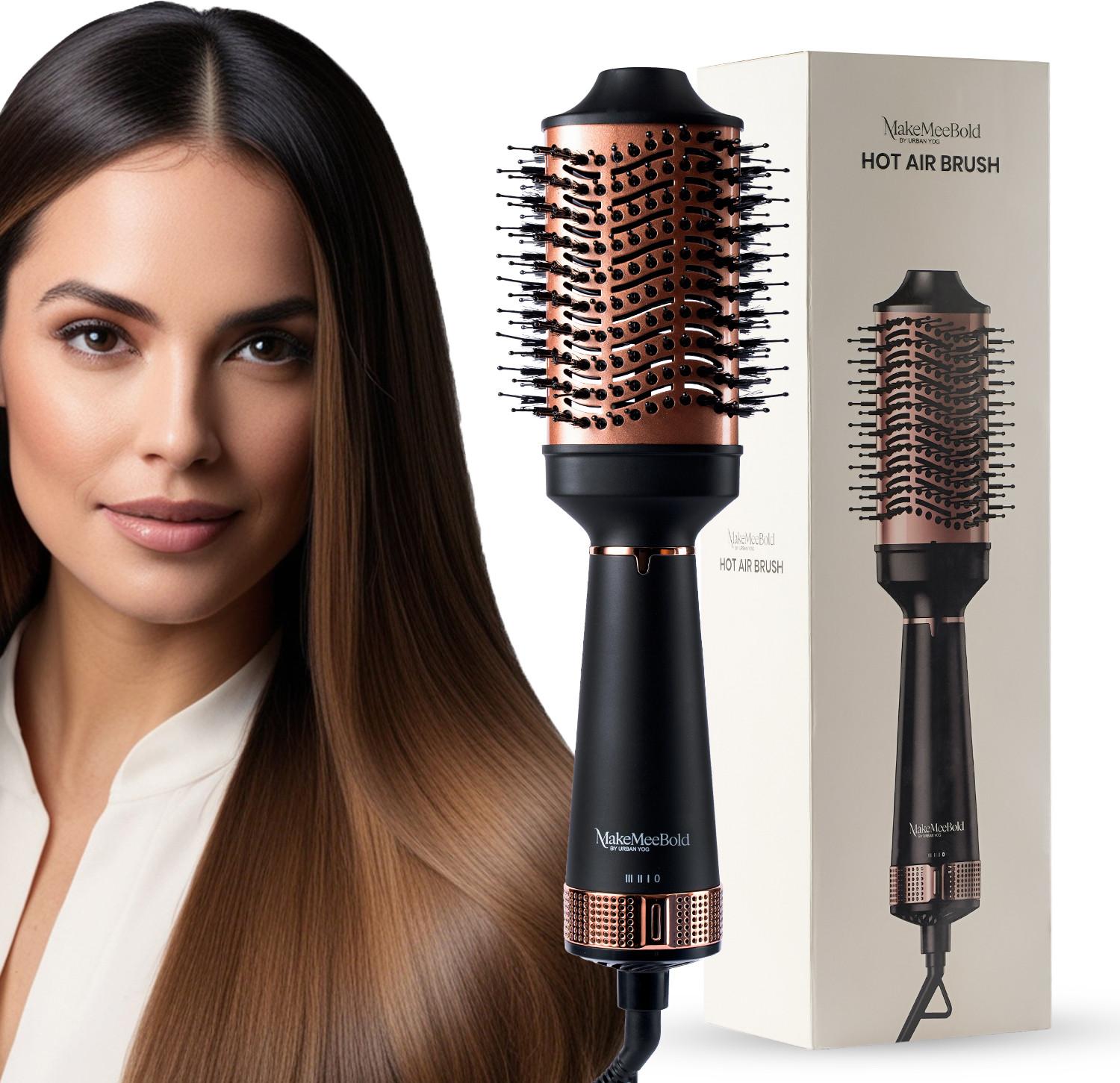 Image of PAVITRA PUJA & ENTERPRISES 5 in 1 Professional Hair Styler Hot Air Brush for Women Hair Dryer (1000 W, Pink)
