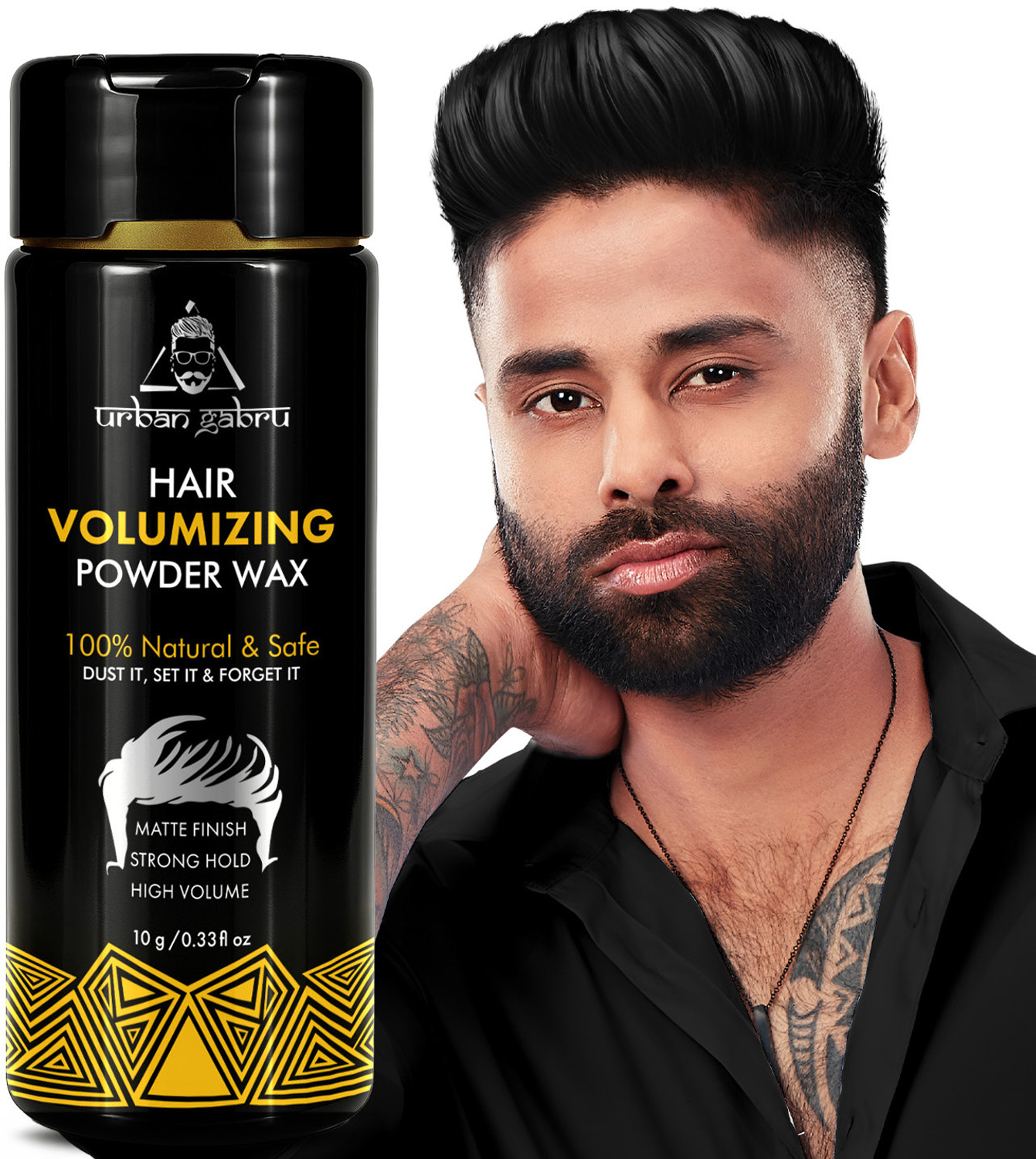 urbangabru Hair Volumizing Powder Wax for strong hold, Matte Finish with 24 hrs hold VOLUMIZER Strong Hair Volumizer Hair Powder Wax