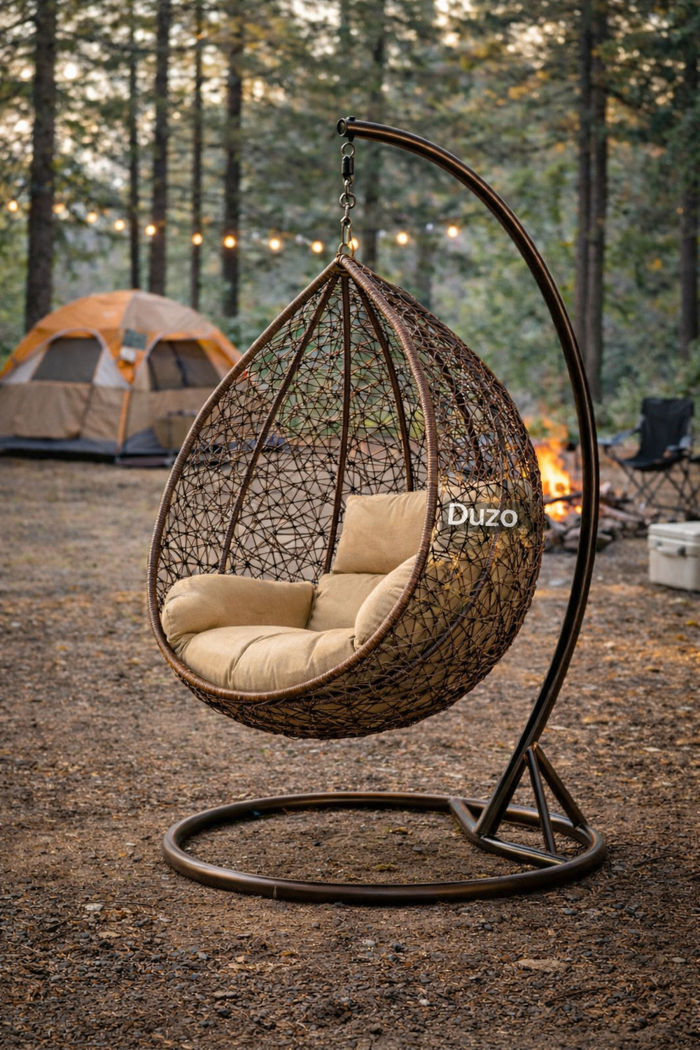 duzo swing chair and get free cover Steel Hammock