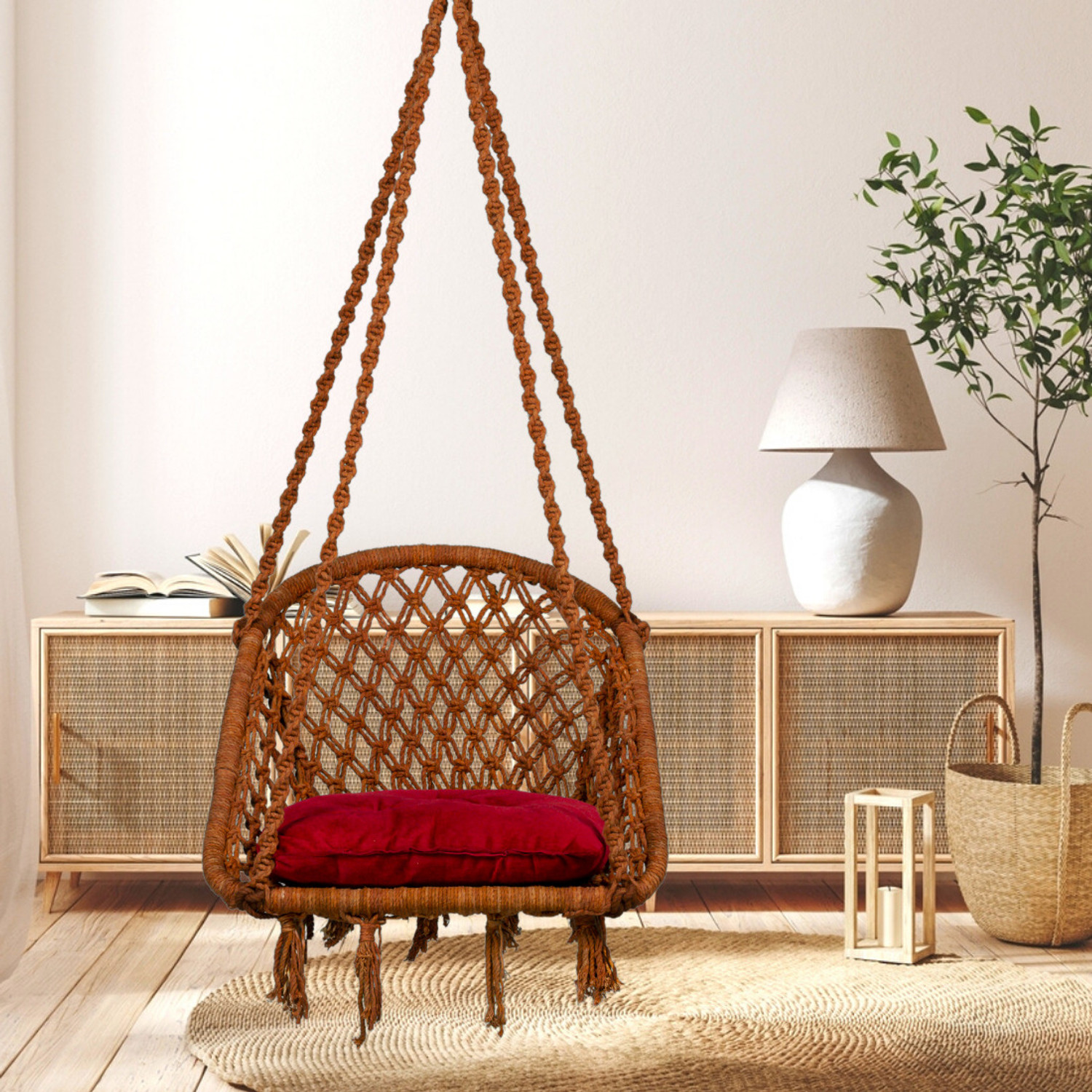 Wooden chair jhula cheap