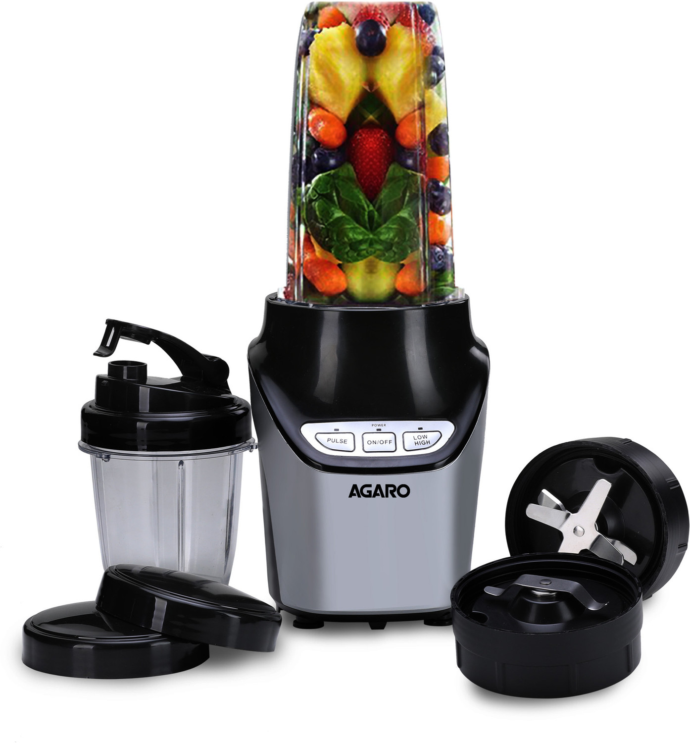 AGARO Nutri Blender 1000 W Electric Whisk  (Grey)