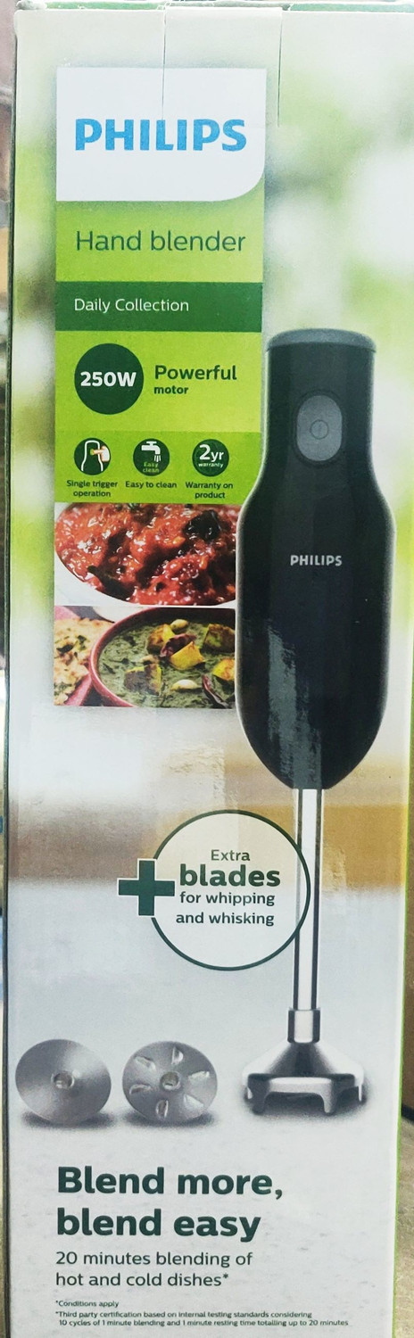 Image of PHILIPS 250 W Black Hand Blender