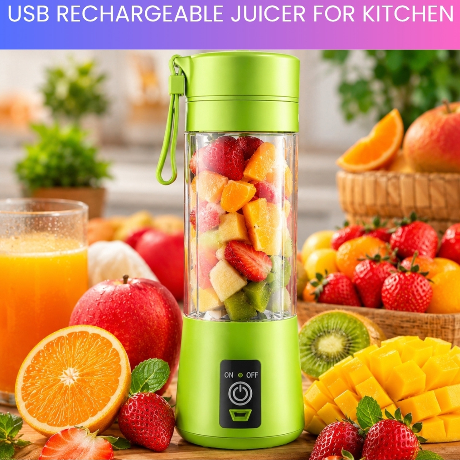 Image of MAXIVE No 25 W Juicer (Juice Blender77 | 1 Jar | Multicolor)