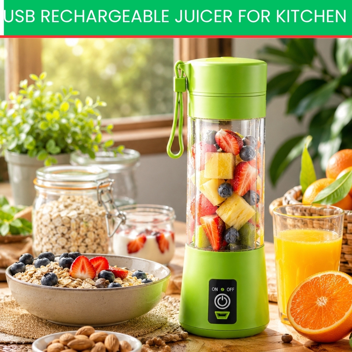 Image of MAXIVE No 25 W Juicer (Juice Blender03 | 1 Jar | Multicolor)
