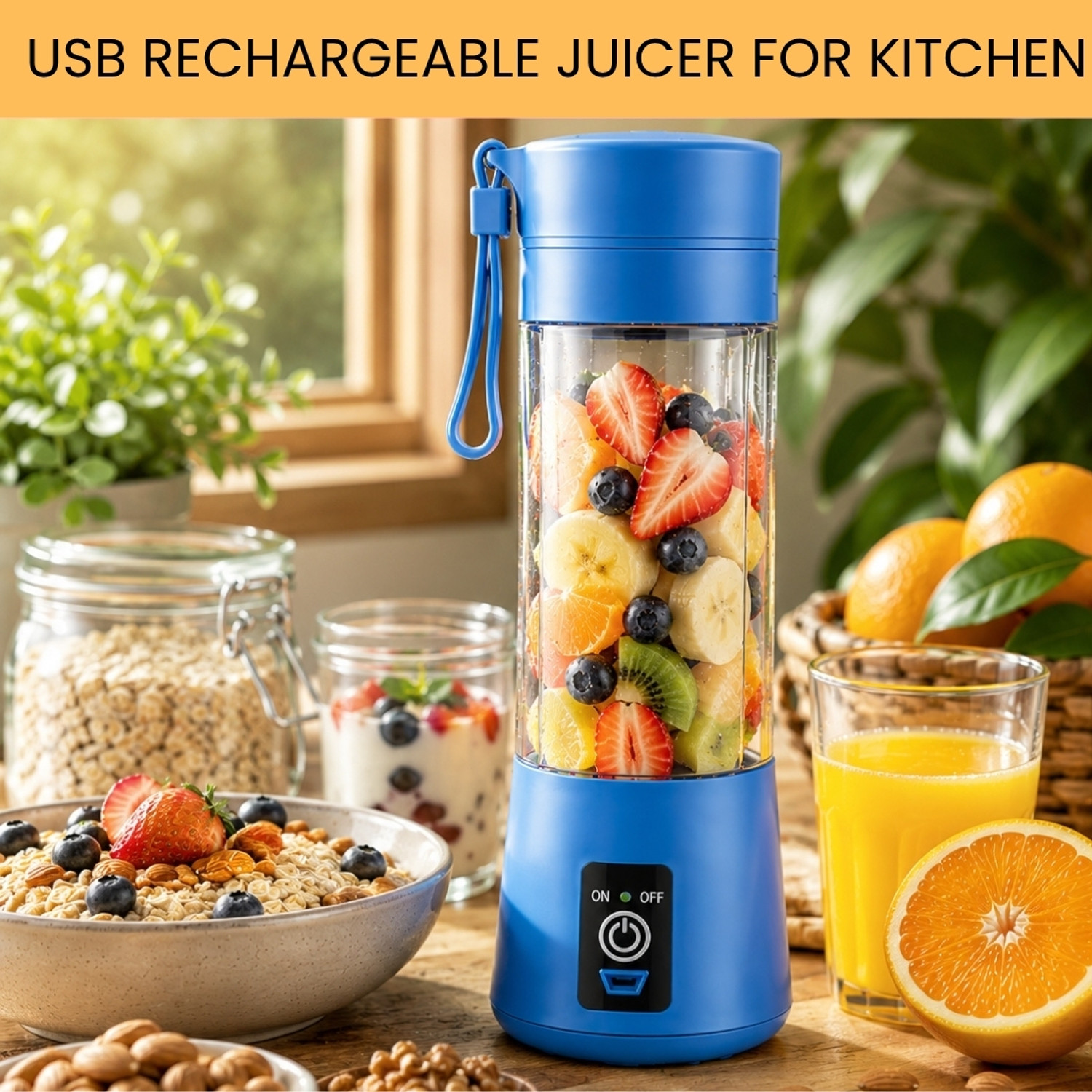 Image of MAXIVE No 25 W Juicer (Juice Blender03 | 1 Jar | Multicolor)
