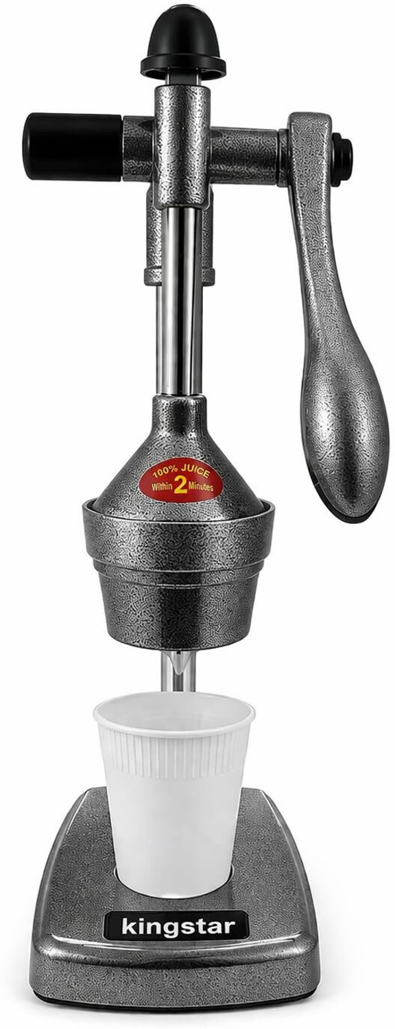 Aluminium Manual Hand Press Juicer Heavy Duty Metal Citrus Fruit Juice