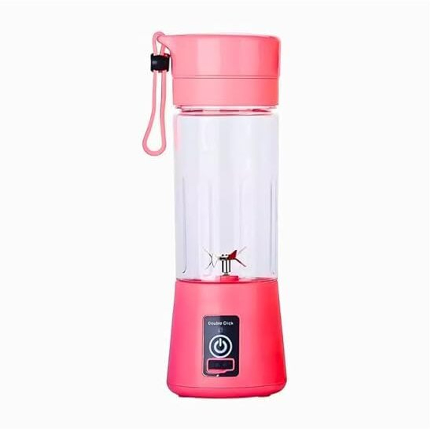 Image of ZENTARA ENTERPRISE Hexa Blade 40 W Juicer (Portable-Juicer | 1 Jar | Blue & Transparent)