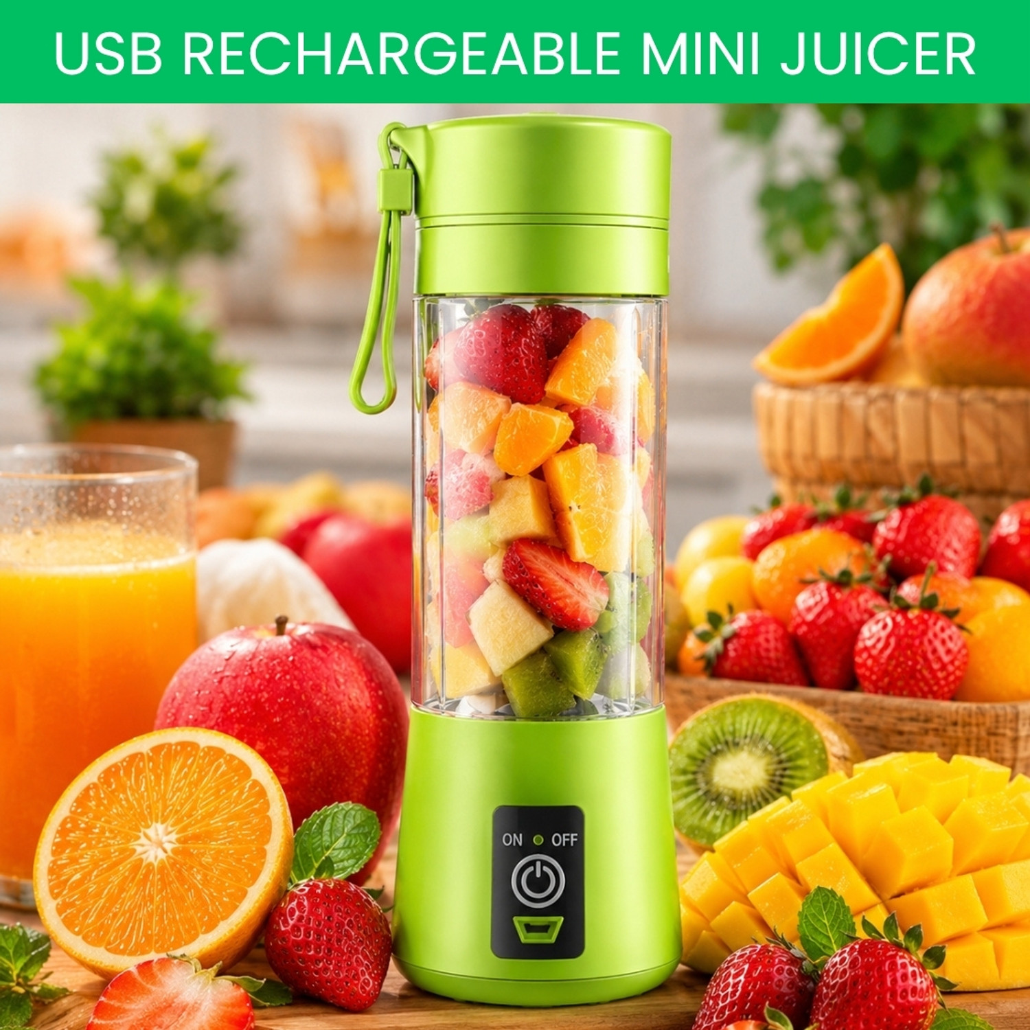 Image of MAXIVE No 25 W Juicer (Juice Blender03 | 1 Jar | Multicolor)