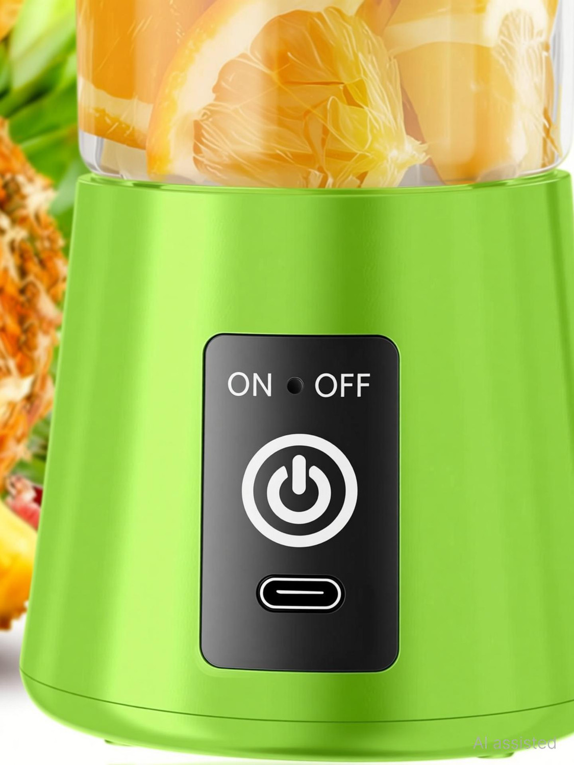 Image of Vr Solutions Plastic Portable USB Juicer Blender Hand Juicer (Blue, Green, Black)