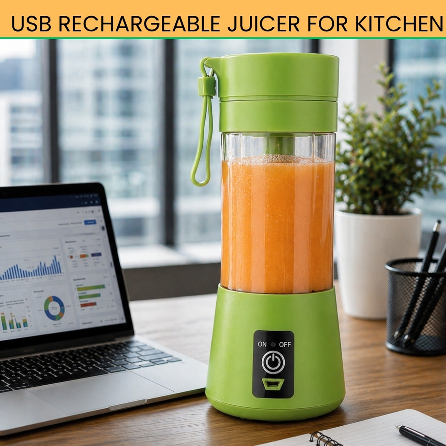 Image of MAXIVE No 25 W Juicer (Juice Blender03 | 1 Jar | Multicolor)