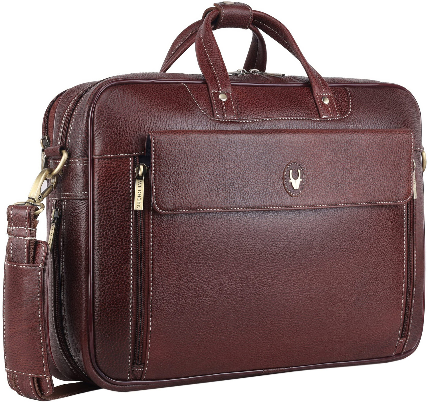 Men Brown Messenger Bag - Extra Spacious