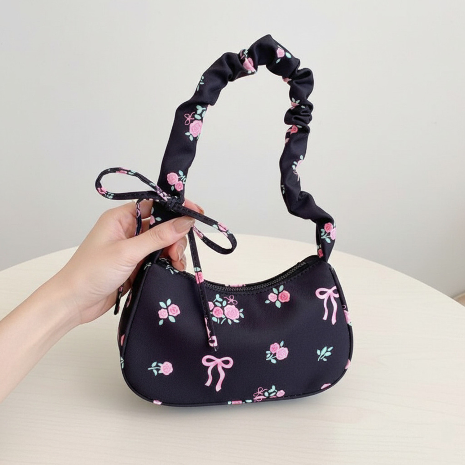 Styleforevr Women Black Shoulder Bag
