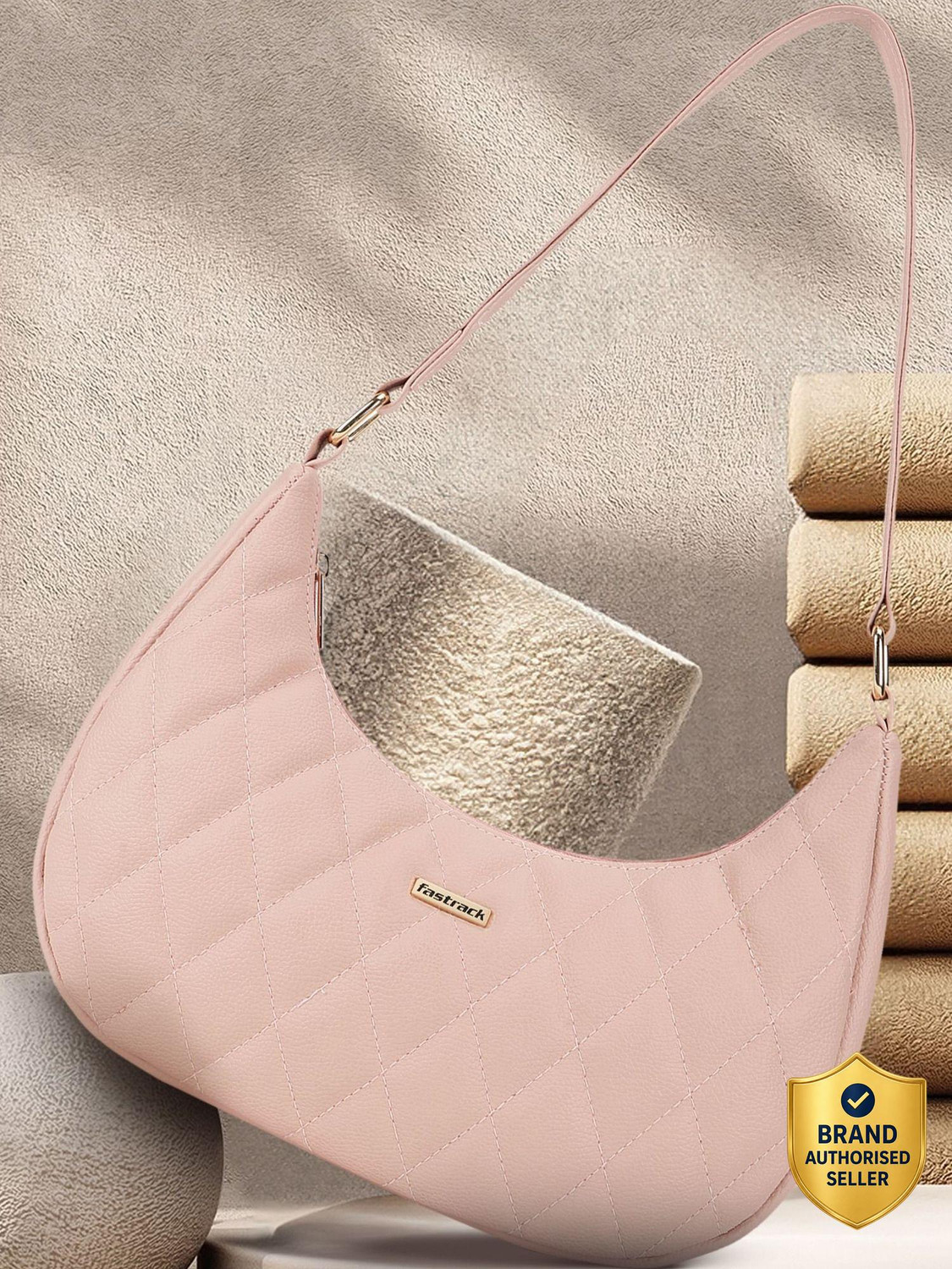 Fastrack Women Pink Shoulder Bag