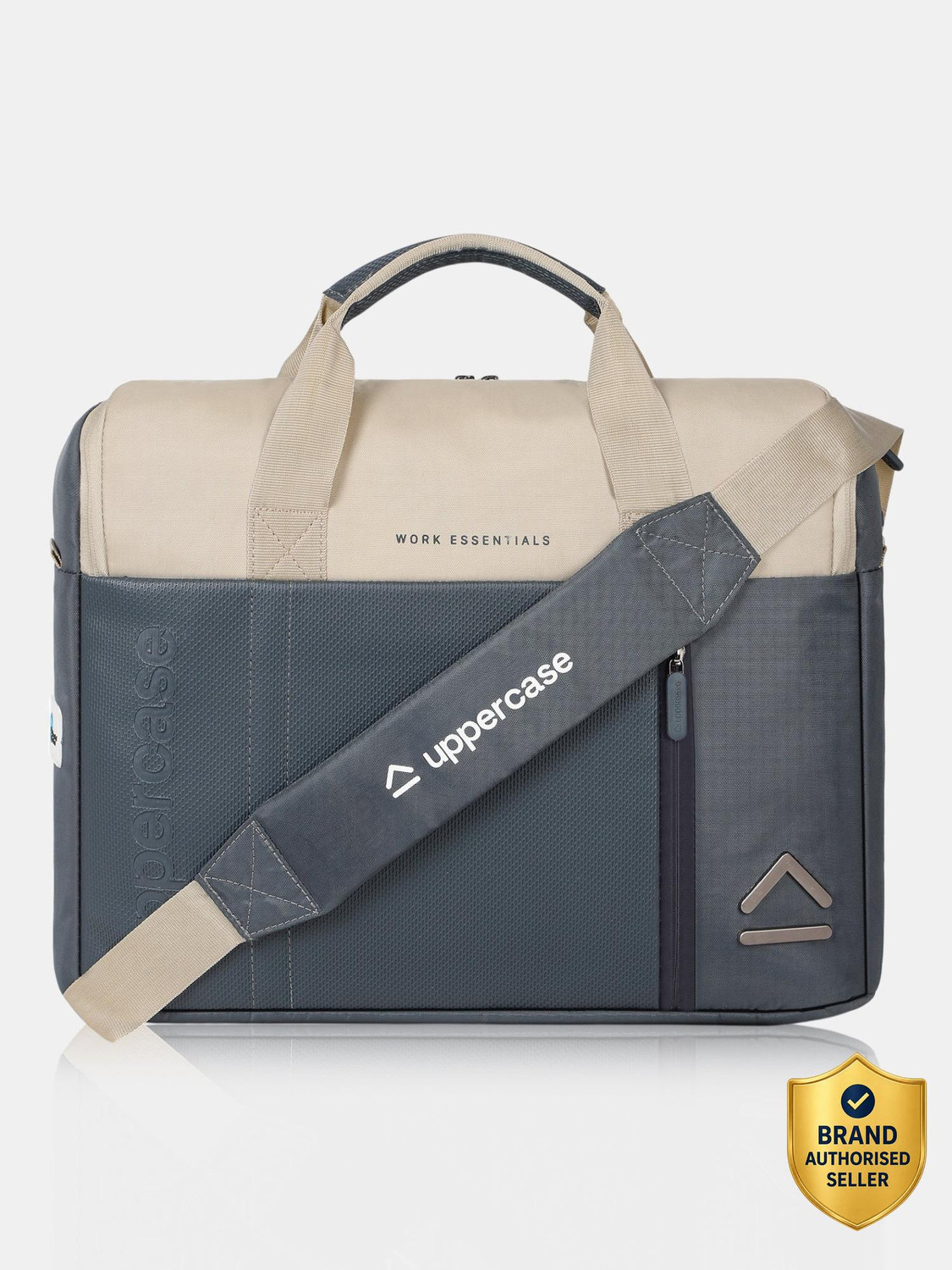 Uppercase Men & Women Green, Grey Messenger Bag