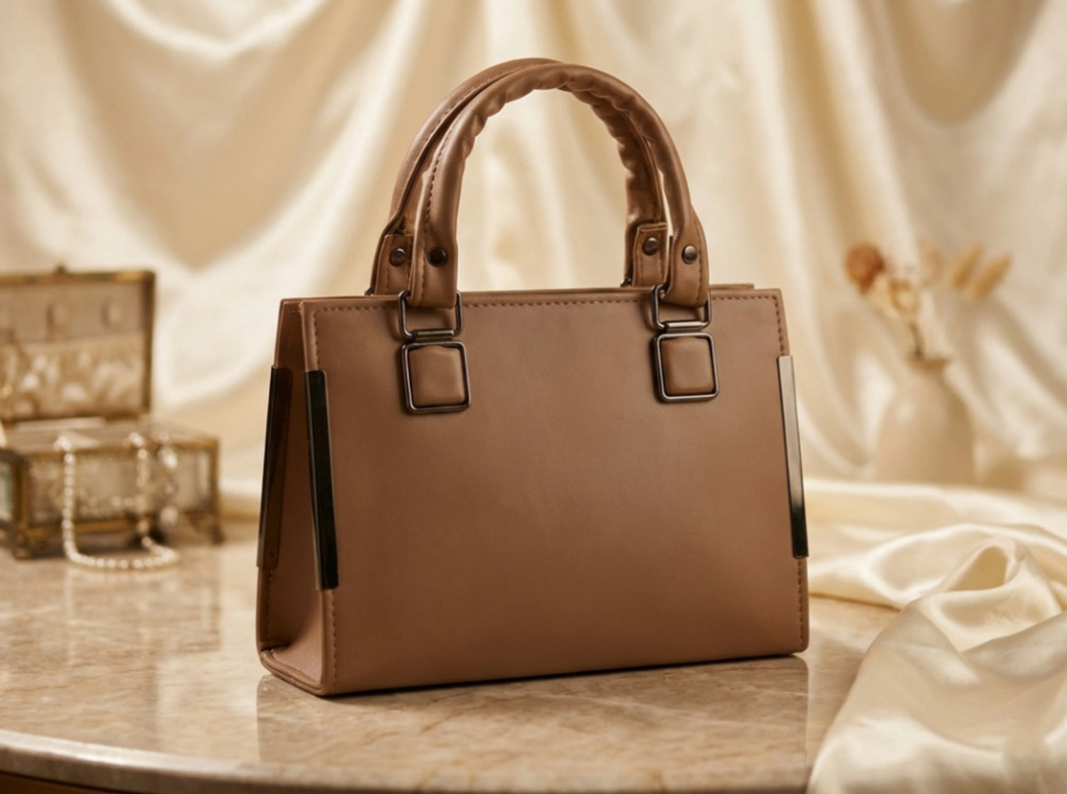 Image of Kanish Shop Women Brown Handbag
