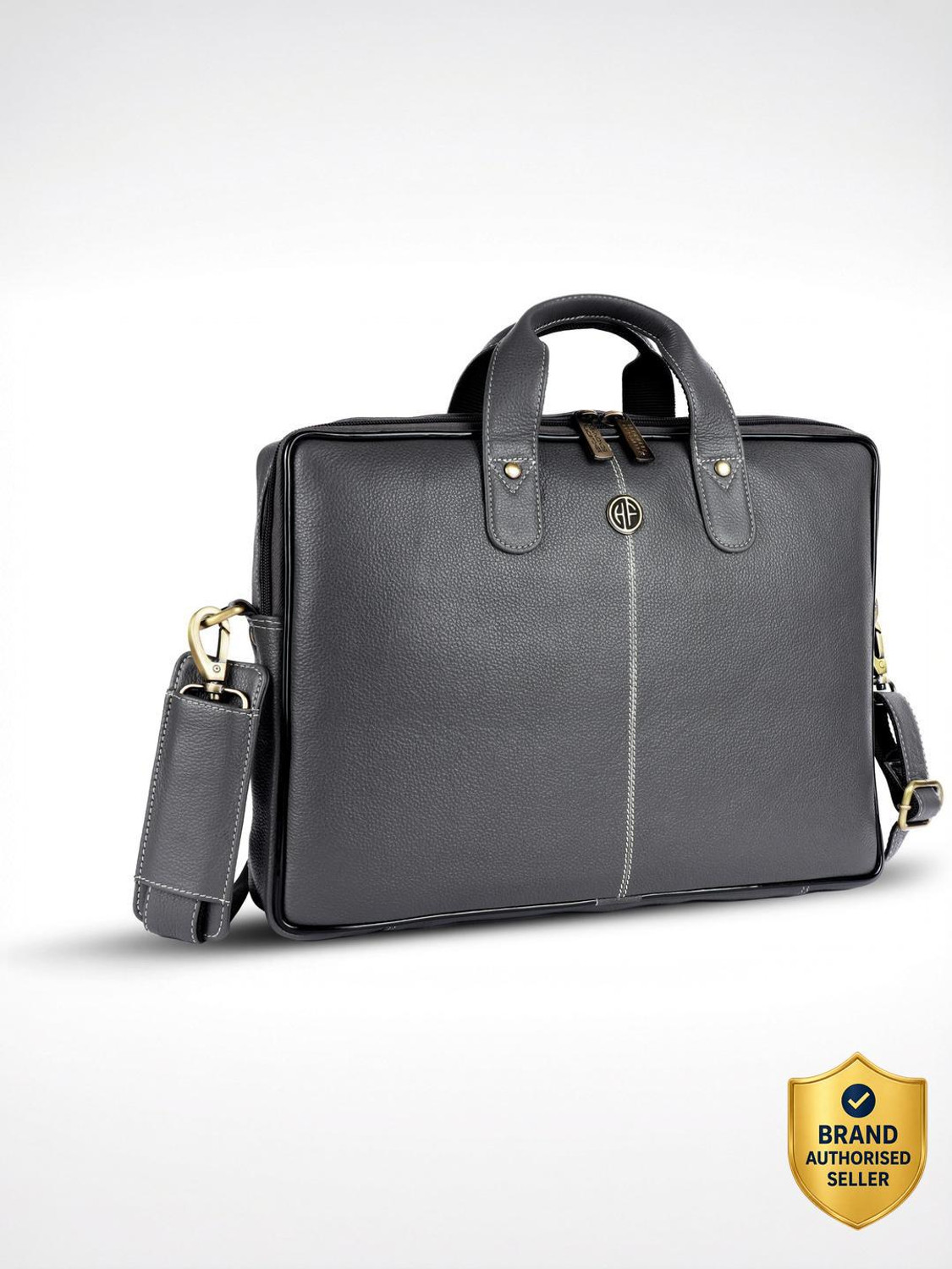 Men Grey Messenger Bag - Extra Spacious