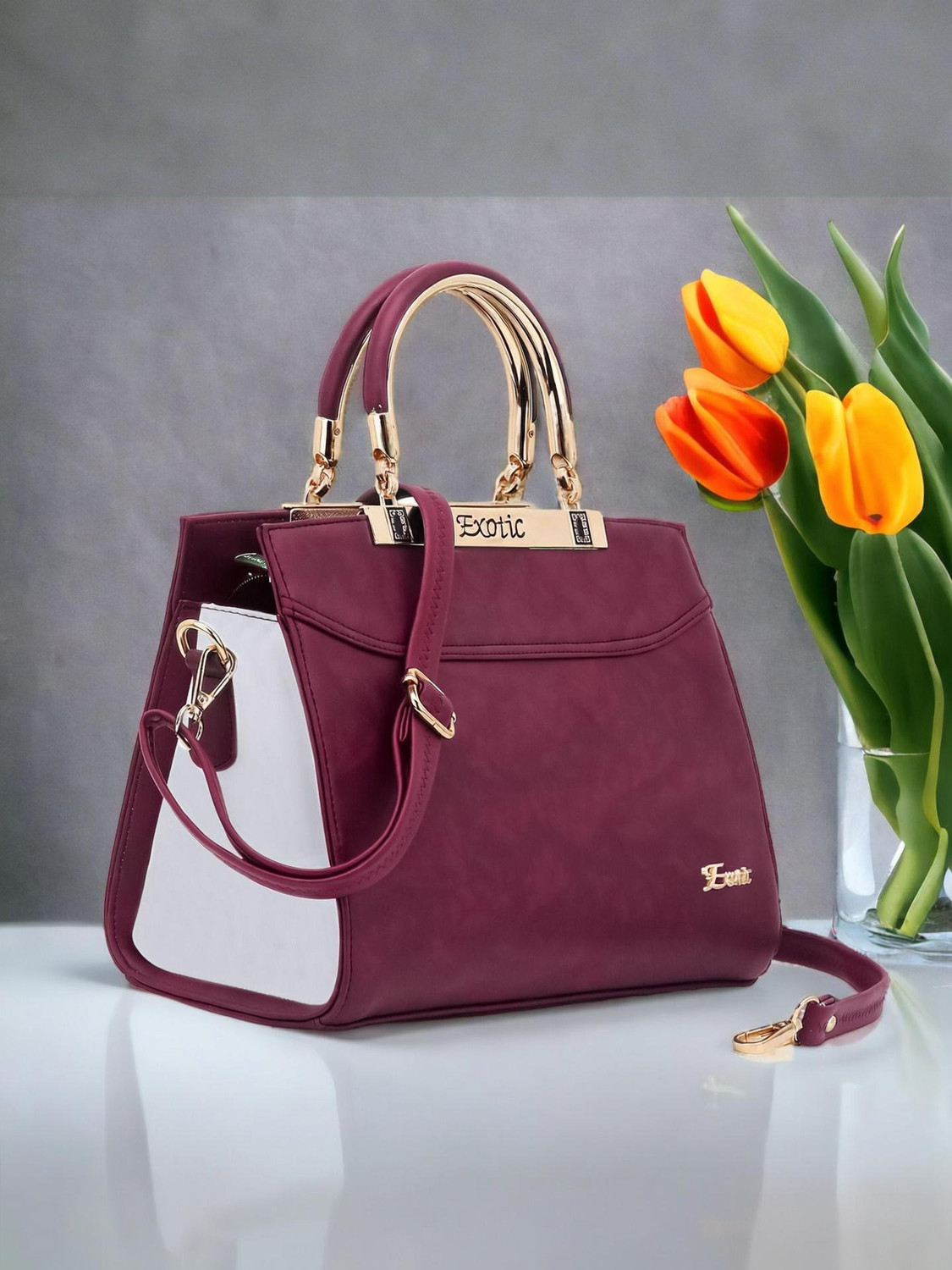 Women Maroon Sling Bag - Extra Spacious